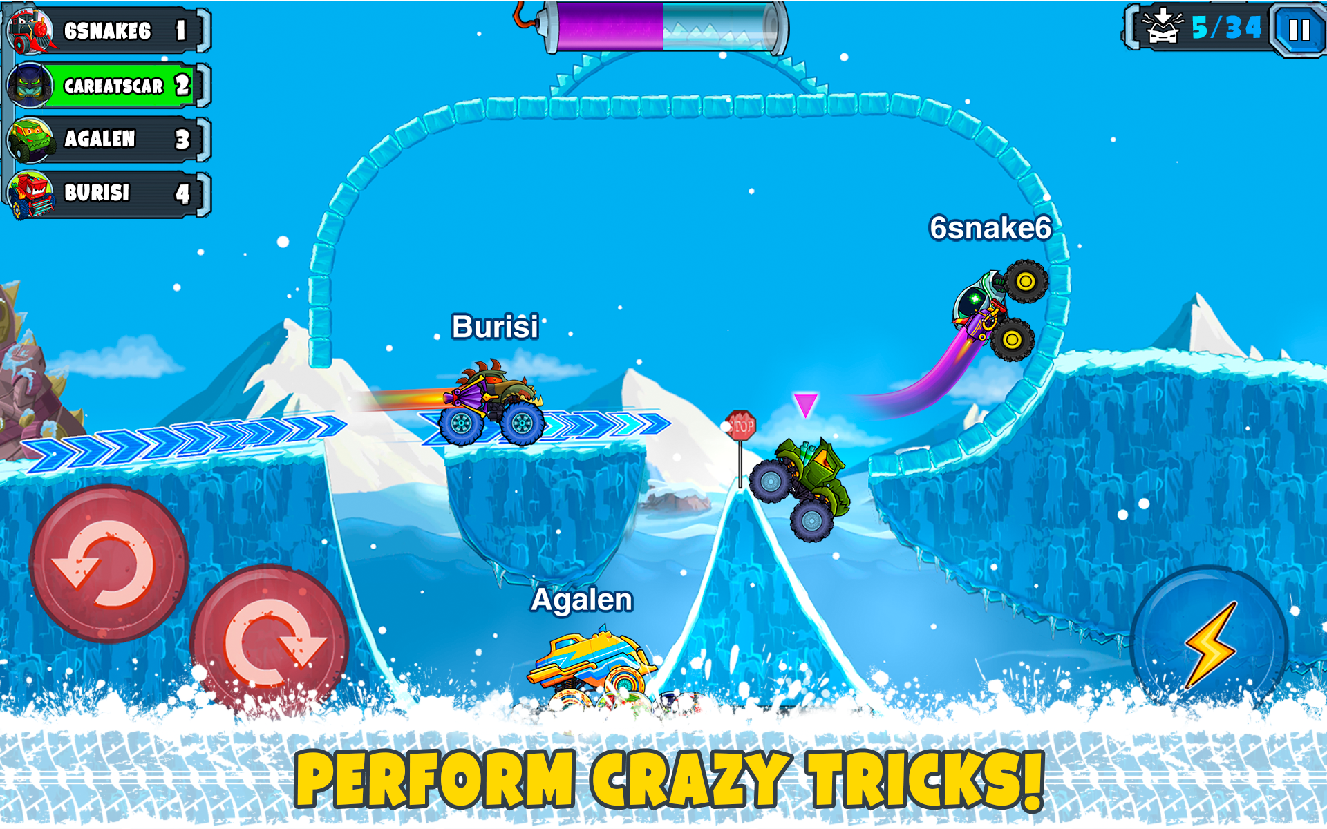 اسکرین شات 5 بازی Car Eats Car Multiplayer Race