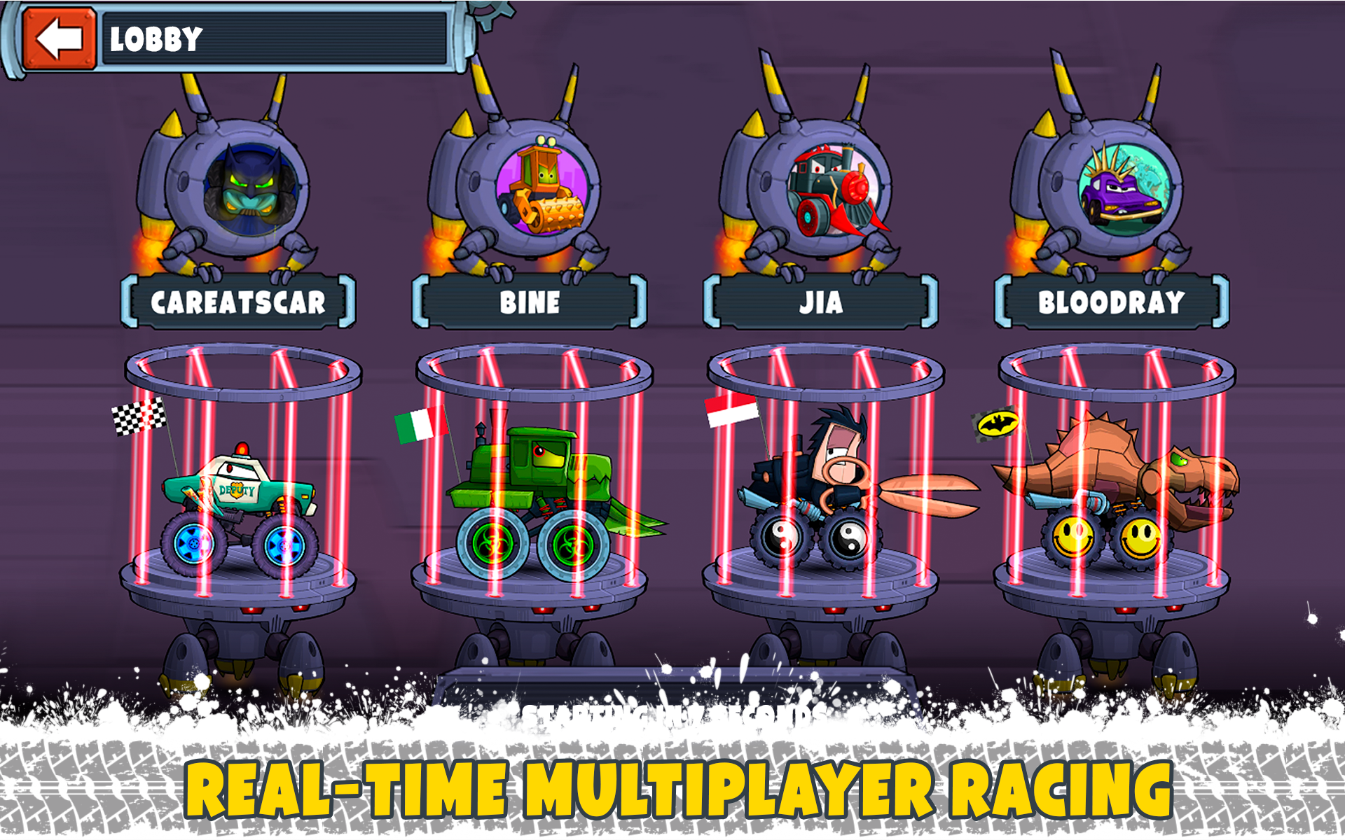 اسکرین شات 2 بازی Car Eats Car Multiplayer Race