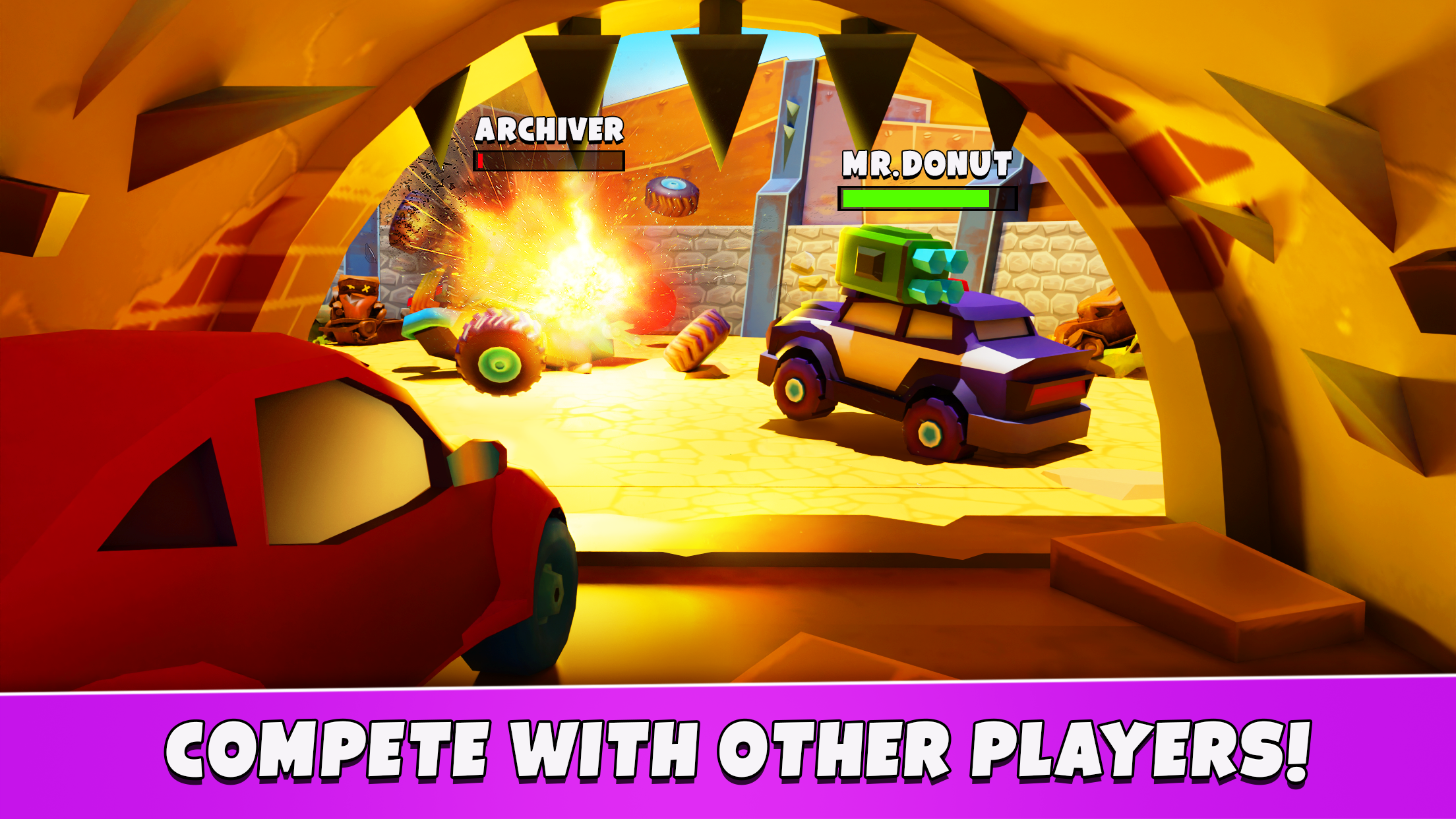 اسکرین شات 2 بازی Car Eats Car 5 - Battle Arena