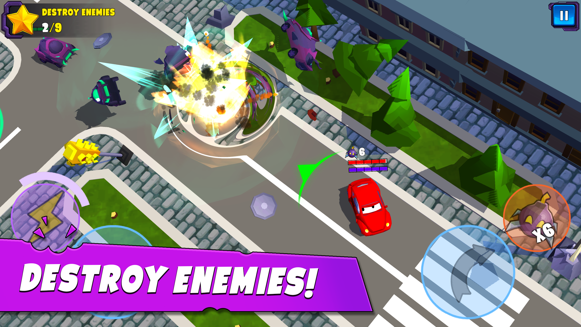 اسکرین شات 3 بازی Car Eats Car 3D - Car Racing