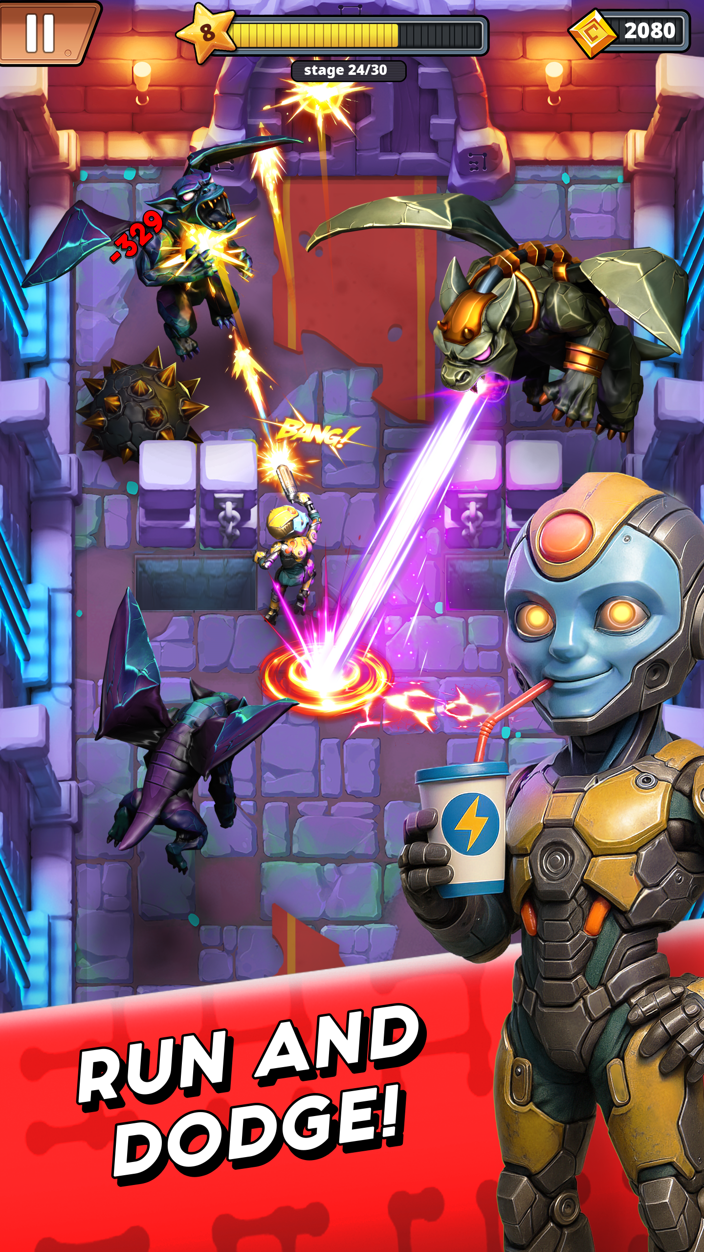 اسکرین شات 3 بازی Guns vs Magic - Roguelite RPG