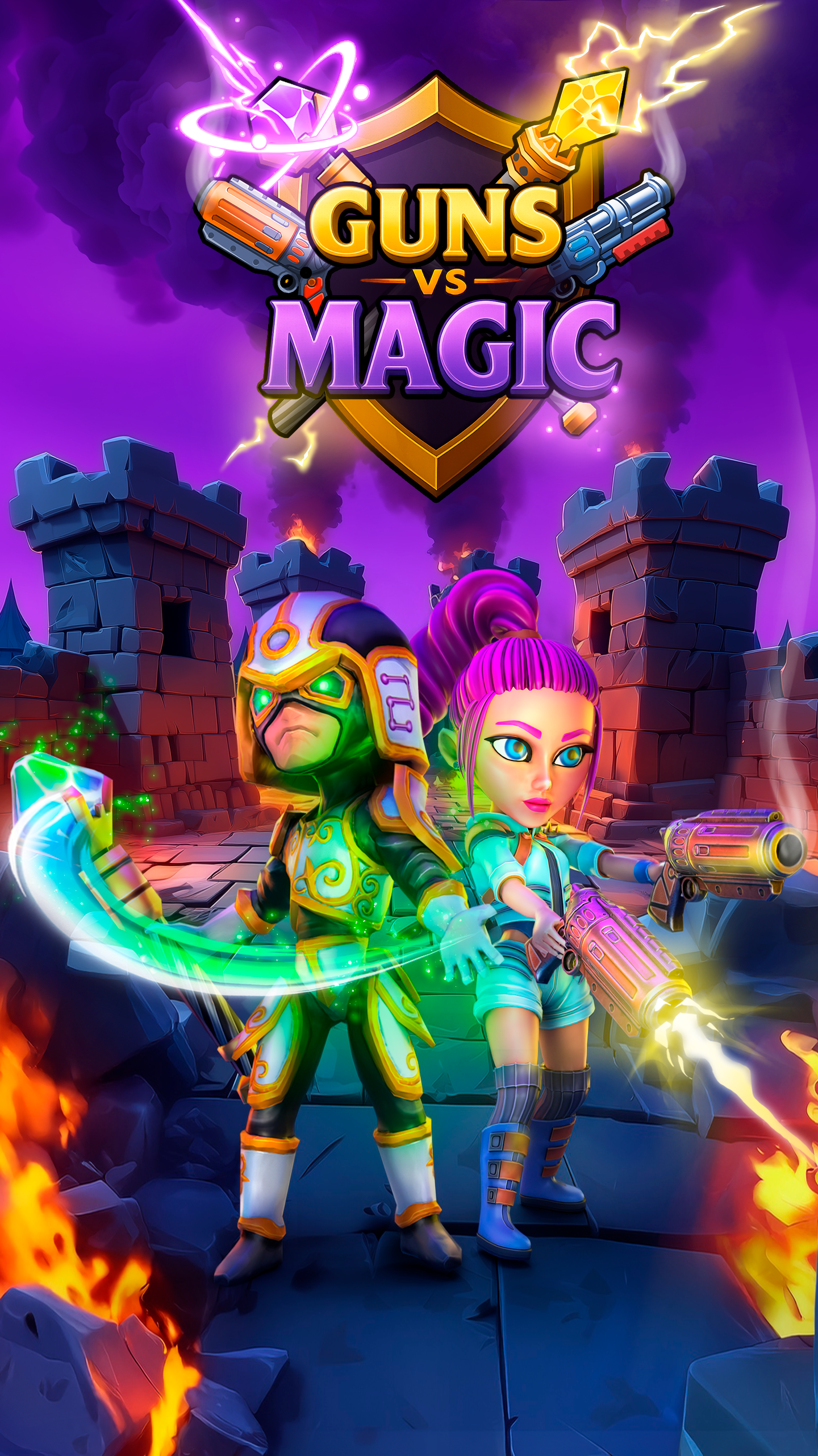 اسکرین شات 1 بازی Guns vs Magic - Roguelite RPG