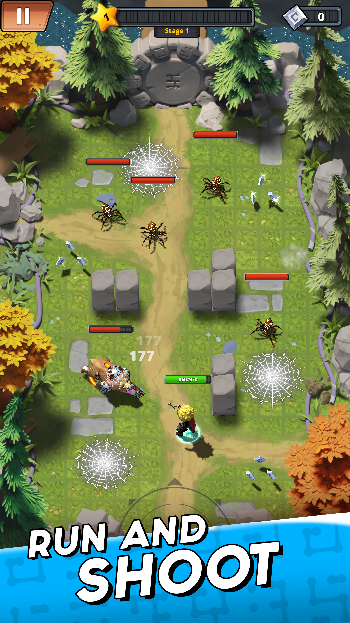 اسکرین شات 1 بازی Guns vs Magic - Roguelite RPG