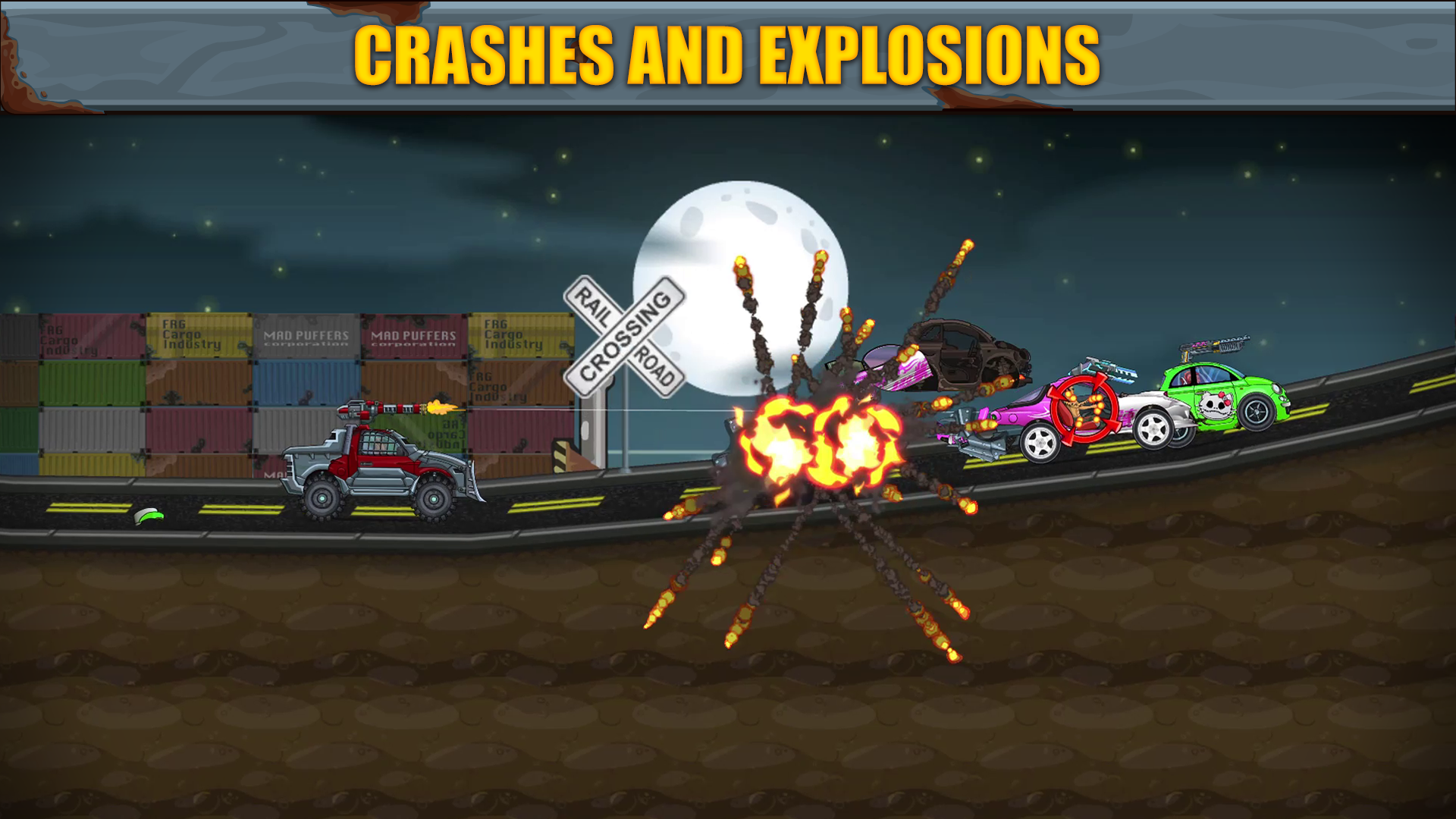 اسکرین شات 4 بازی Max Fury - Road Warrior Racing