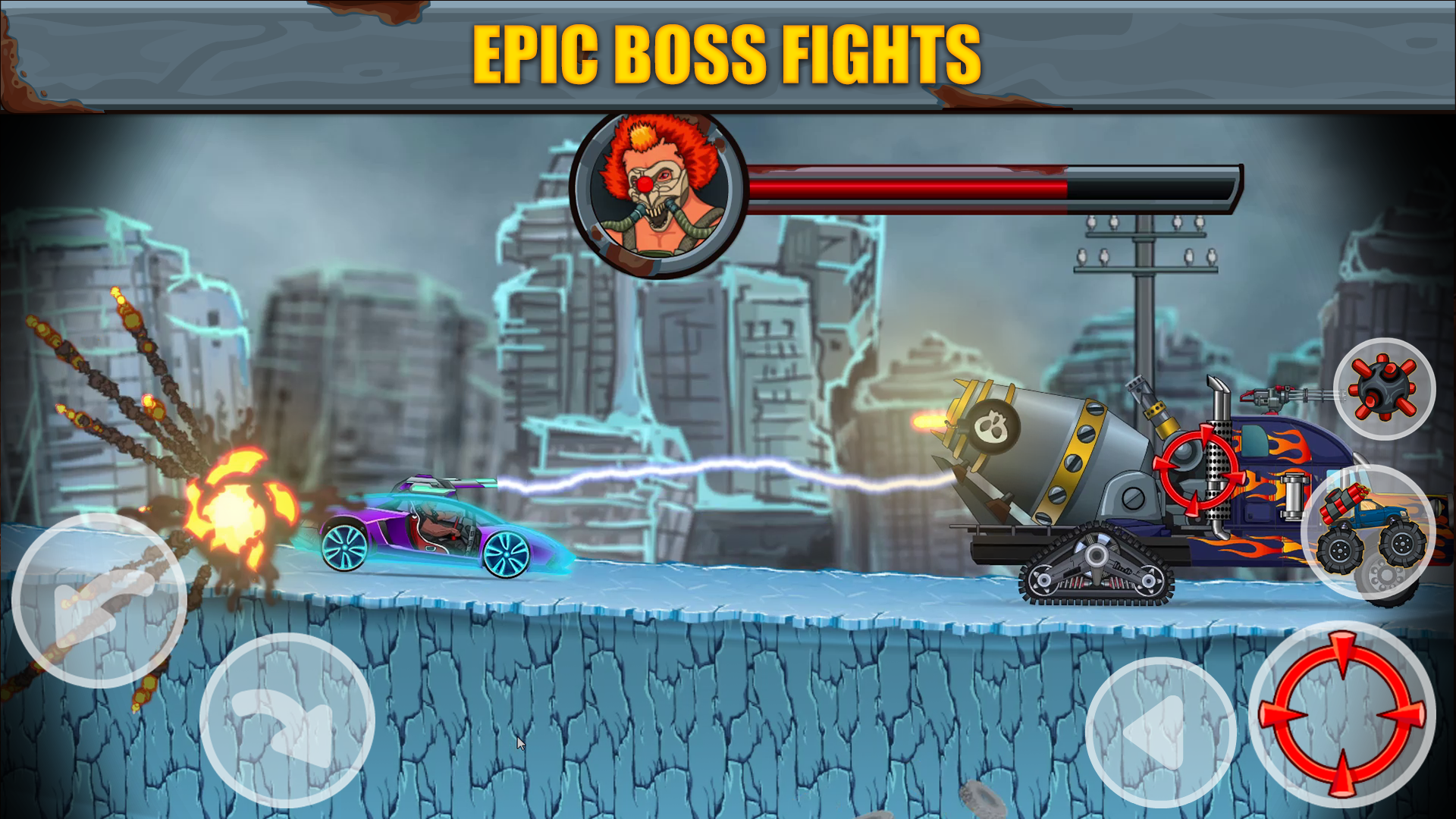 اسکرین شات 3 بازی Max Fury - Road Warrior Racing