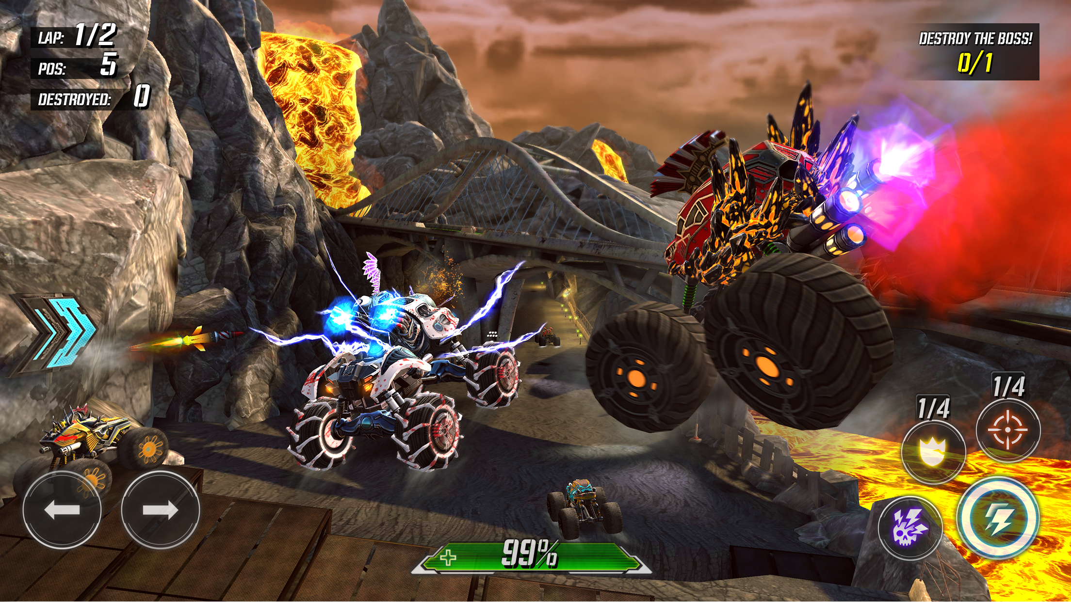 اسکرین شات 8 بازی RACE: Rocket Arena Car Extreme