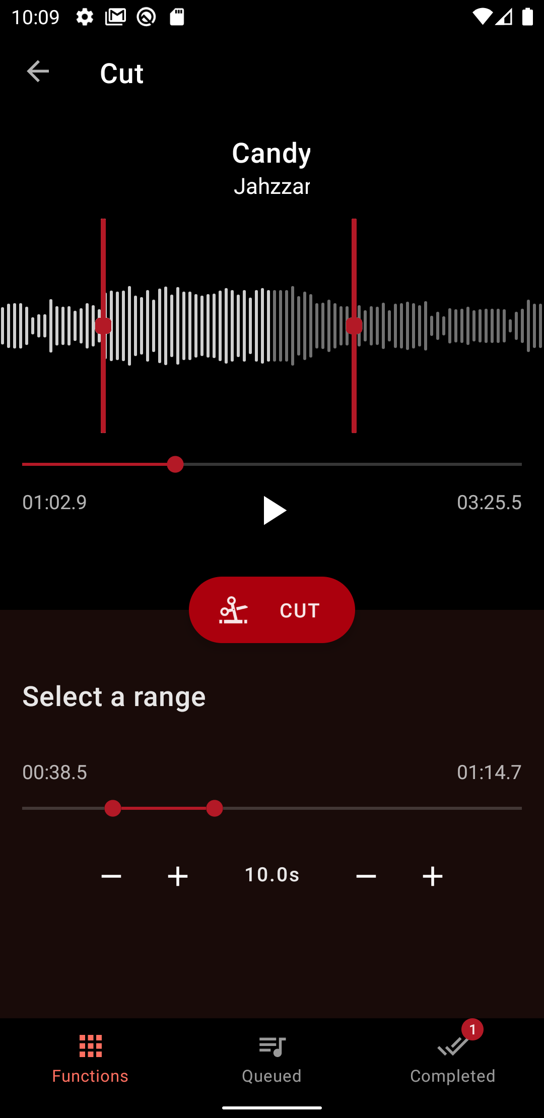 اسکرین شات 2 برنامه Music Editor