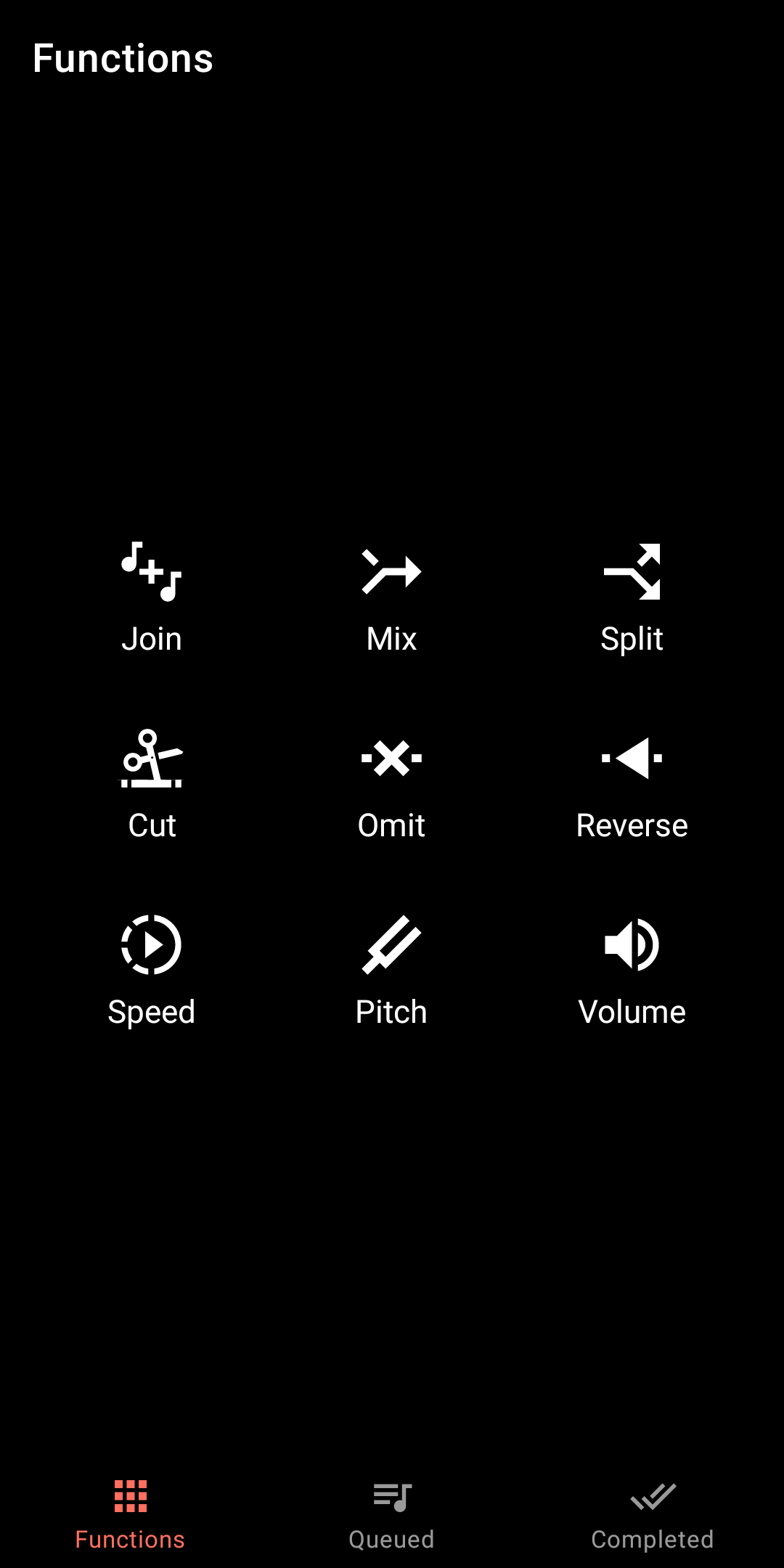اسکرین شات 1 برنامه Music Editor