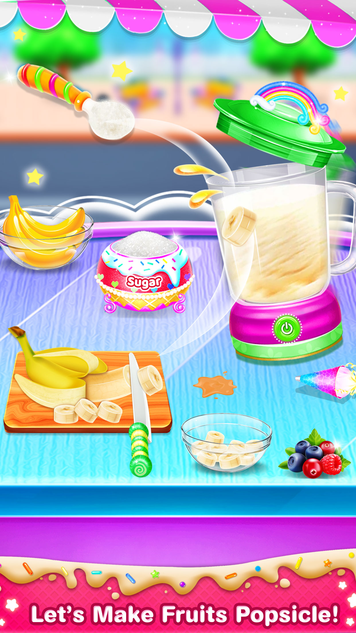 اسکرین شات 6 بازی Unicorn Ice cream Pop game