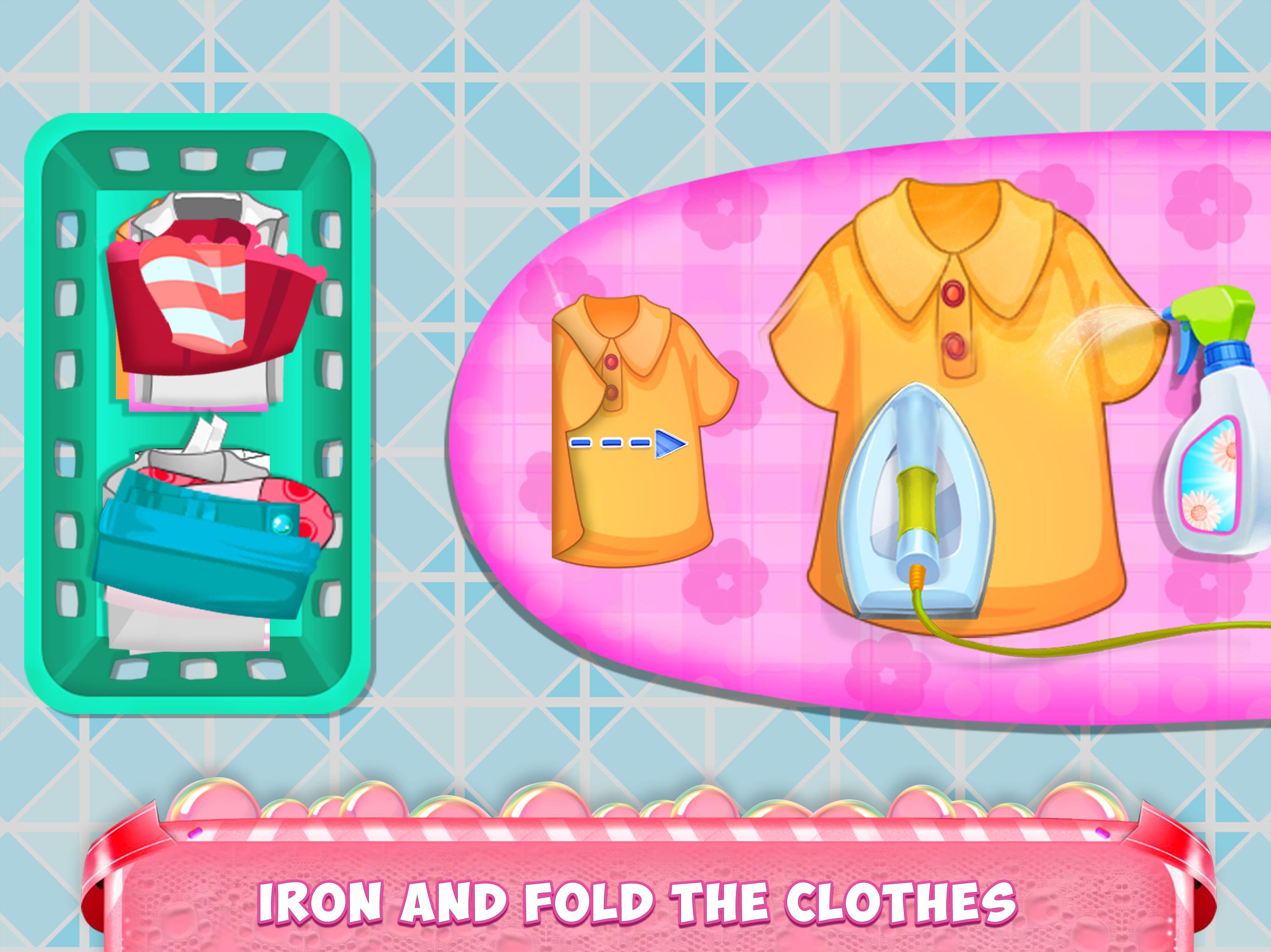 اسکرین شات 5 برنامه Mother Baby Care Laundry Day