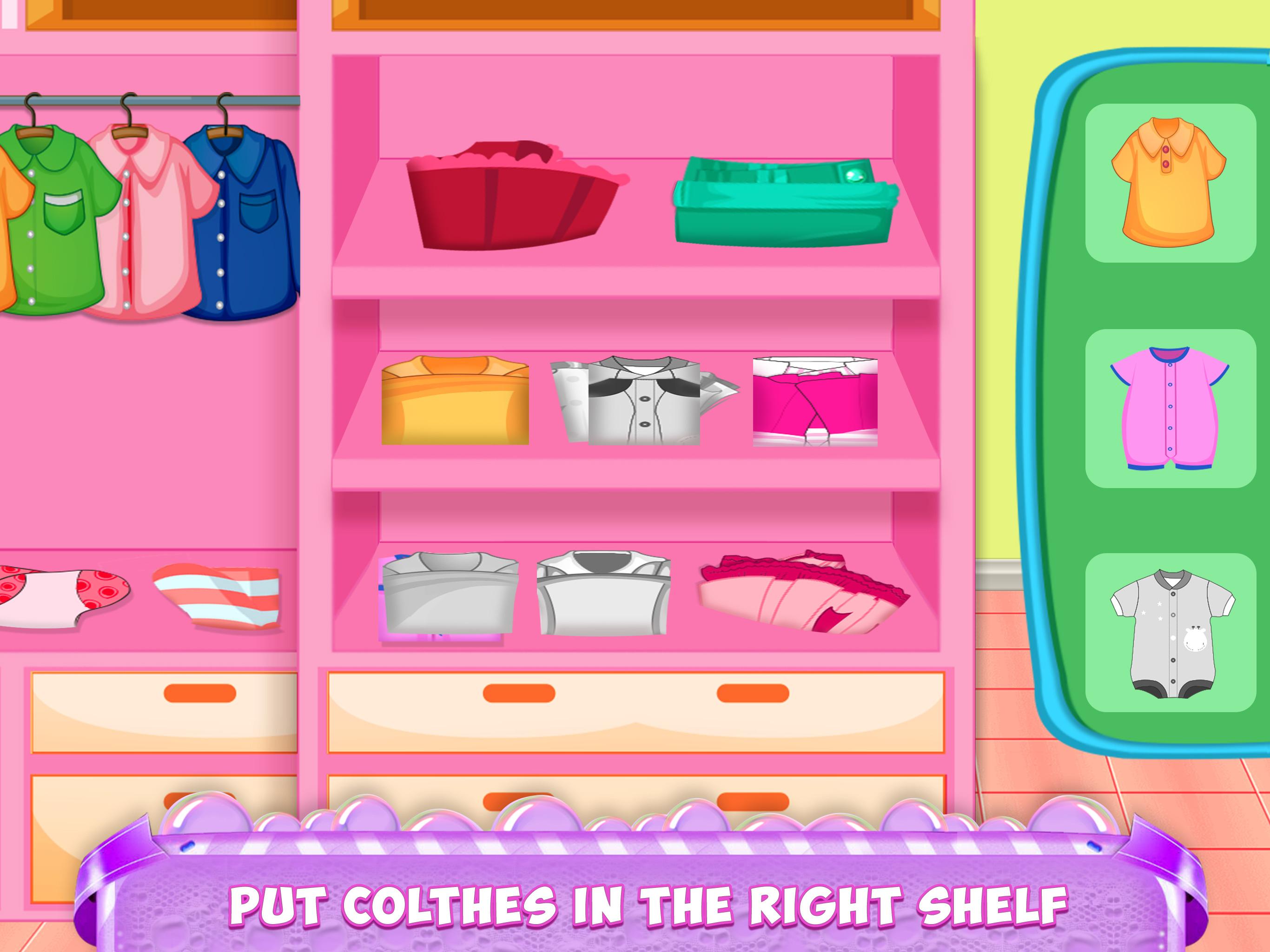 اسکرین شات 4 برنامه Mother Baby Care Laundry Day