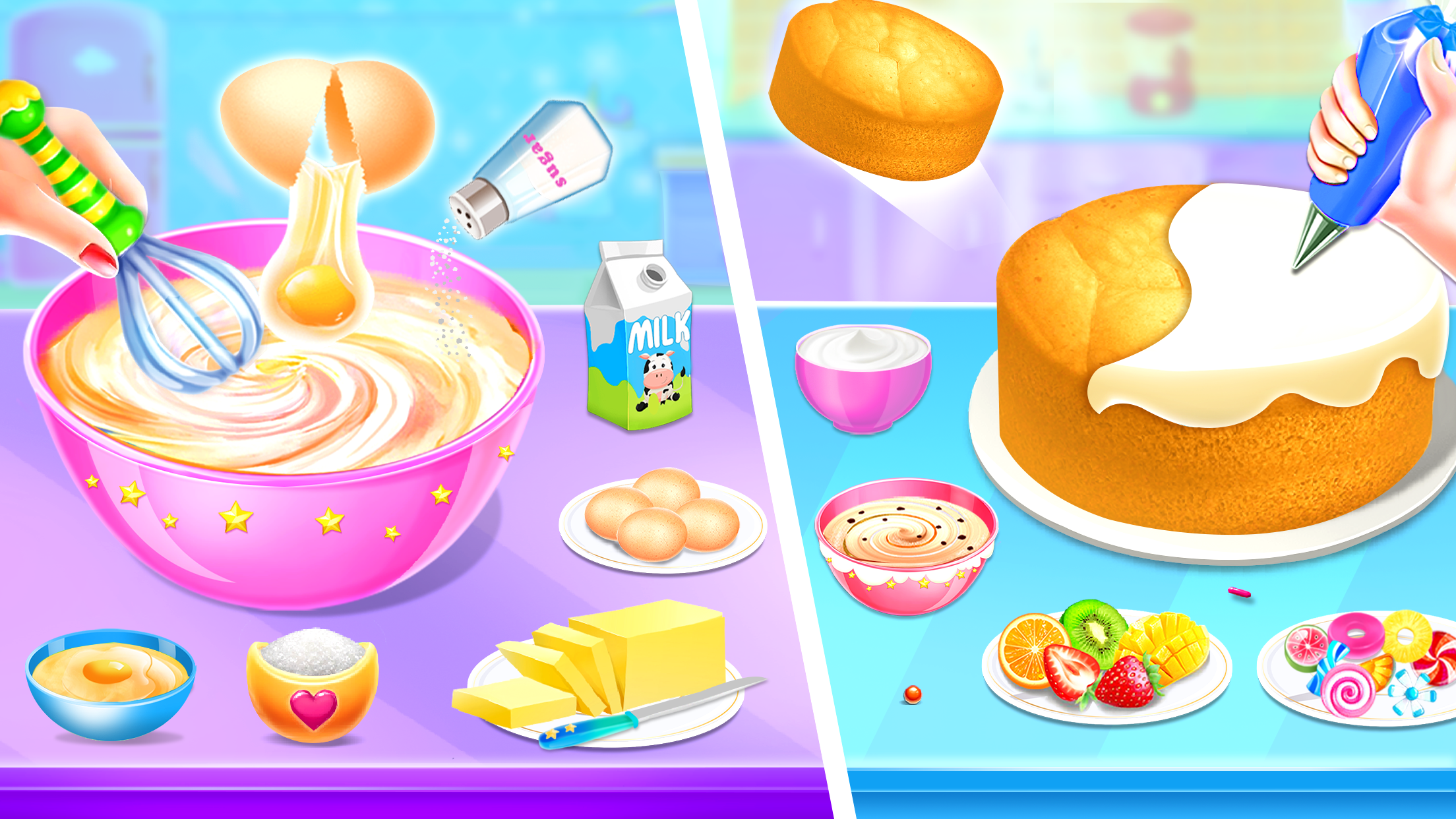 اسکرین شات 3 برنامه Cake Maker - Cooking Cake Game