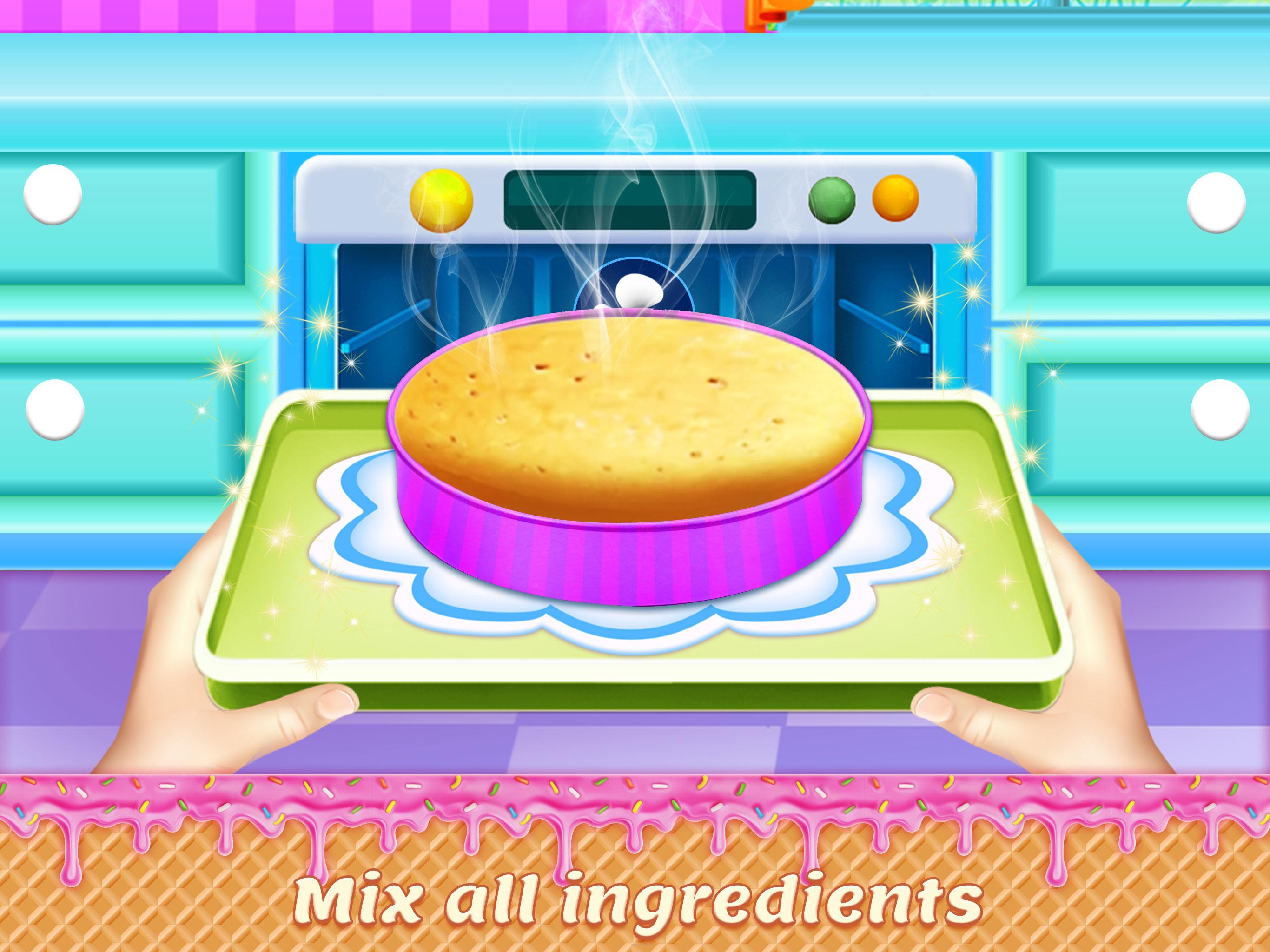 اسکرین شات 6 بازی Doll House Cake Maker Game