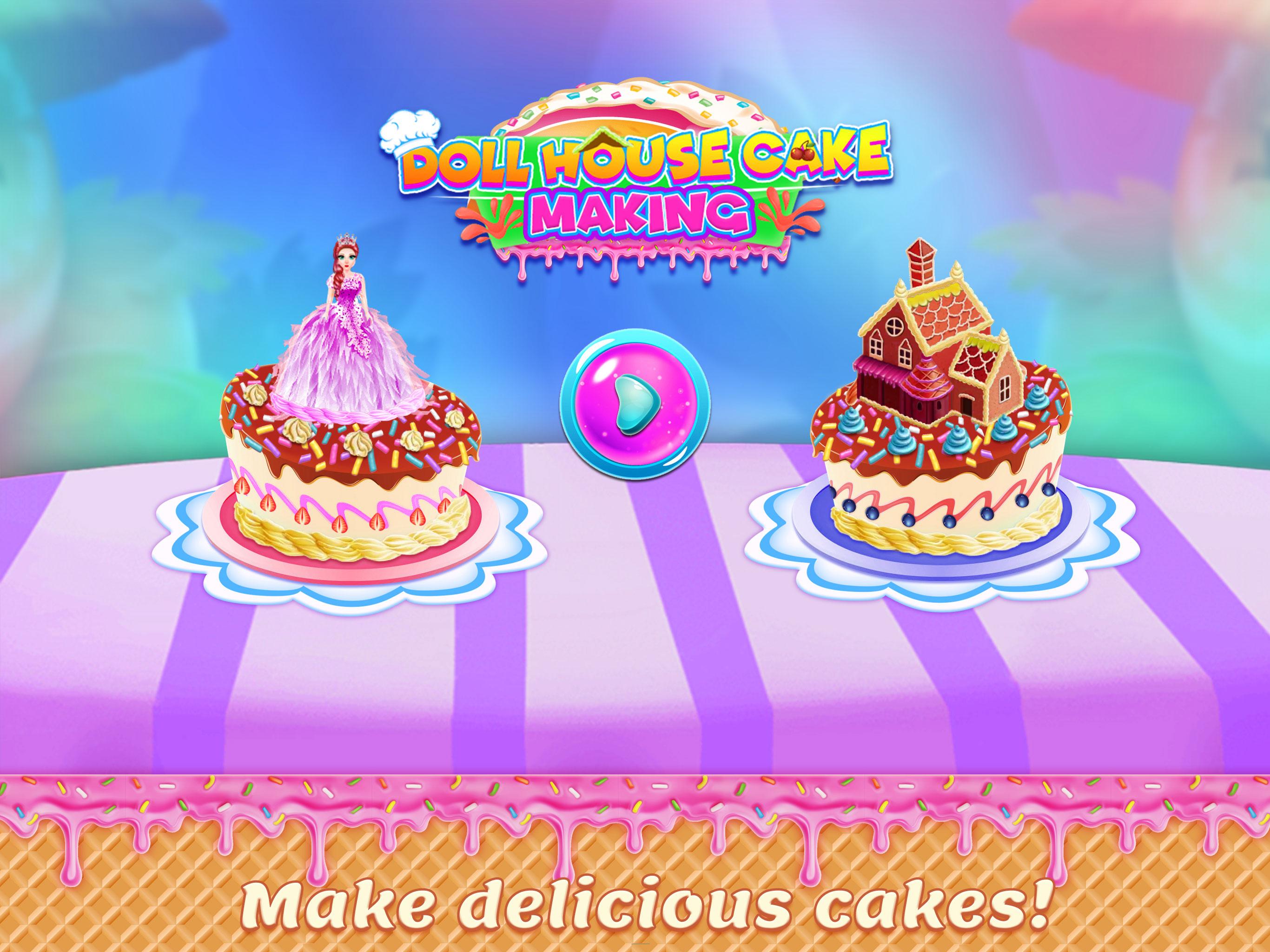 اسکرین شات 8 بازی Doll House Cake Maker Game