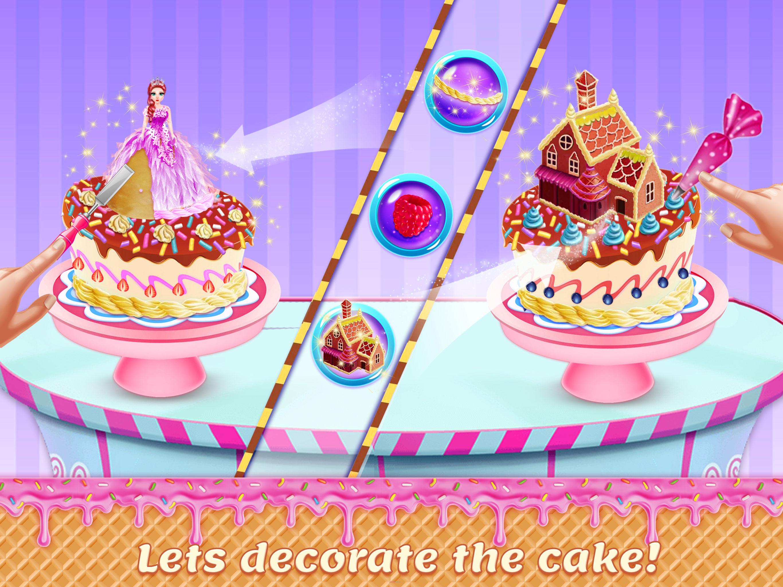 اسکرین شات 7 بازی Doll House Cake Maker Game