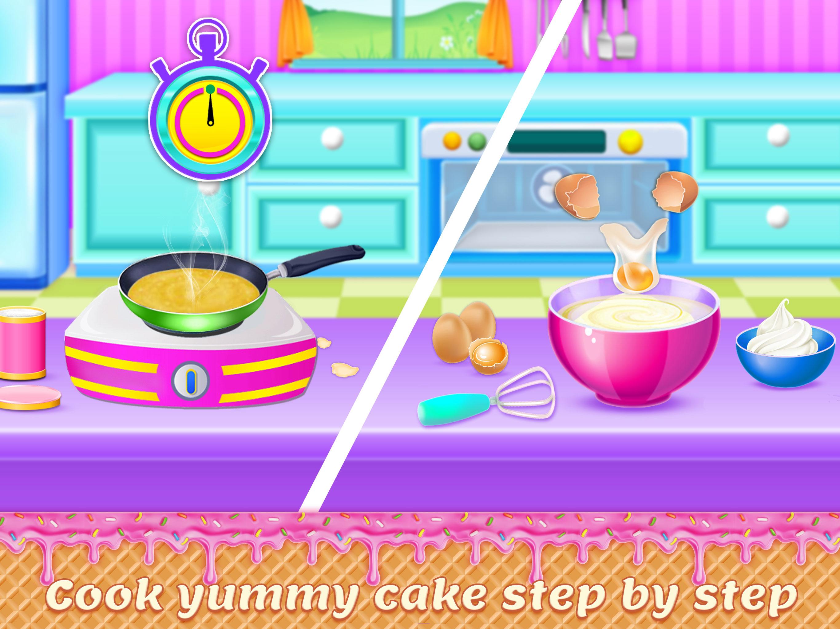 اسکرین شات 5 بازی Doll House Cake Maker Game