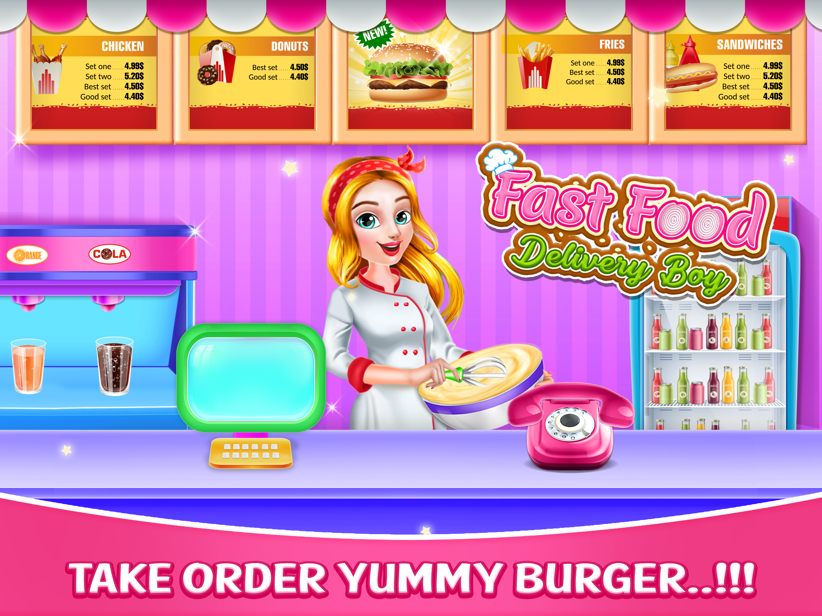 اسکرین شات 5 بازی Cooking Burger Delivery Game
