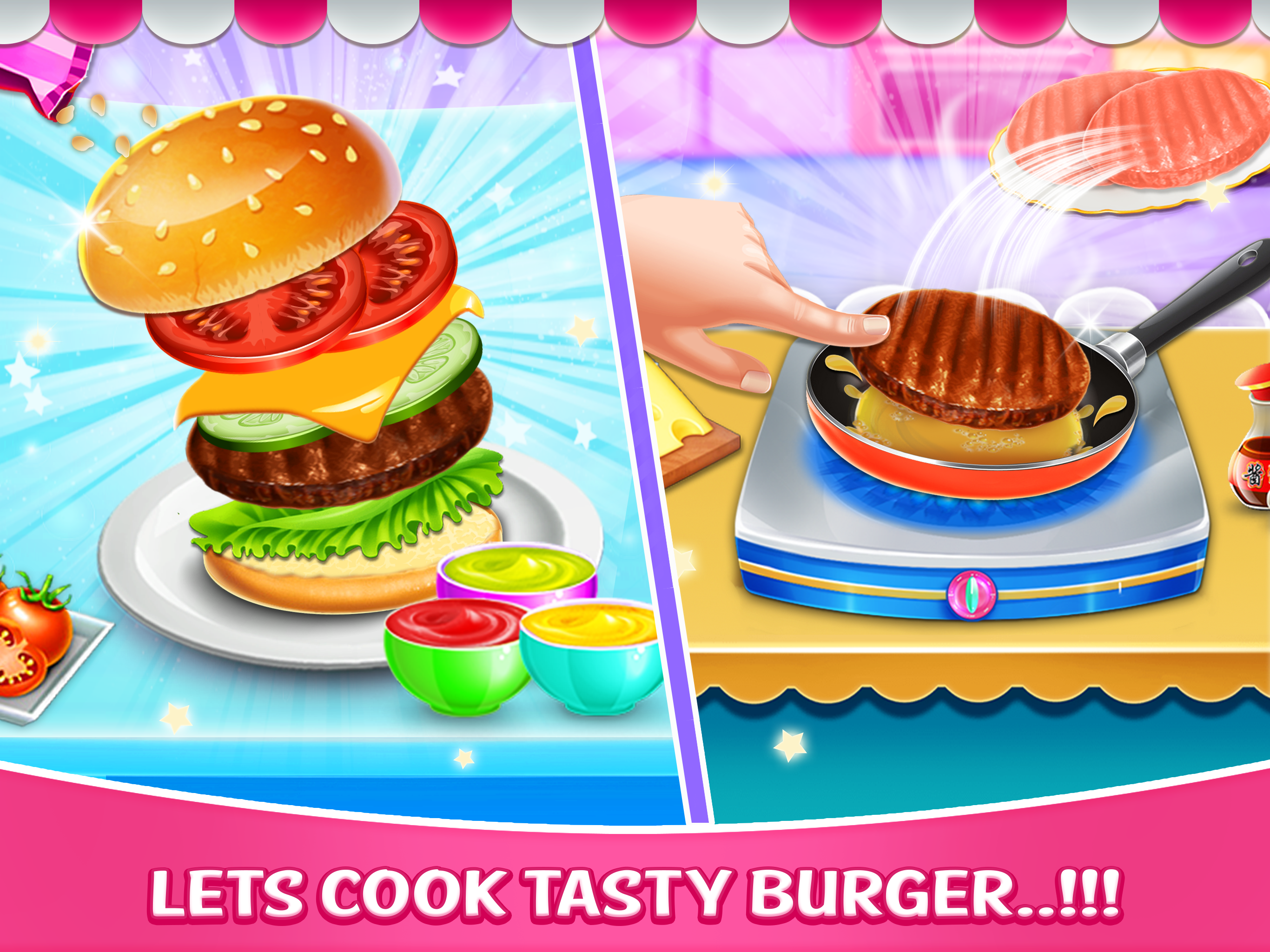 اسکرین شات 2 بازی Cooking Burger Delivery Game