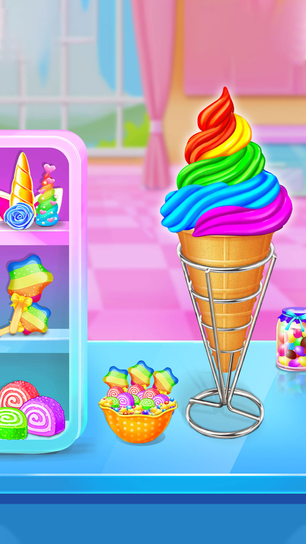 اسکرین شات 3 برنامه Ice Cream Cone-Ice Cream Games