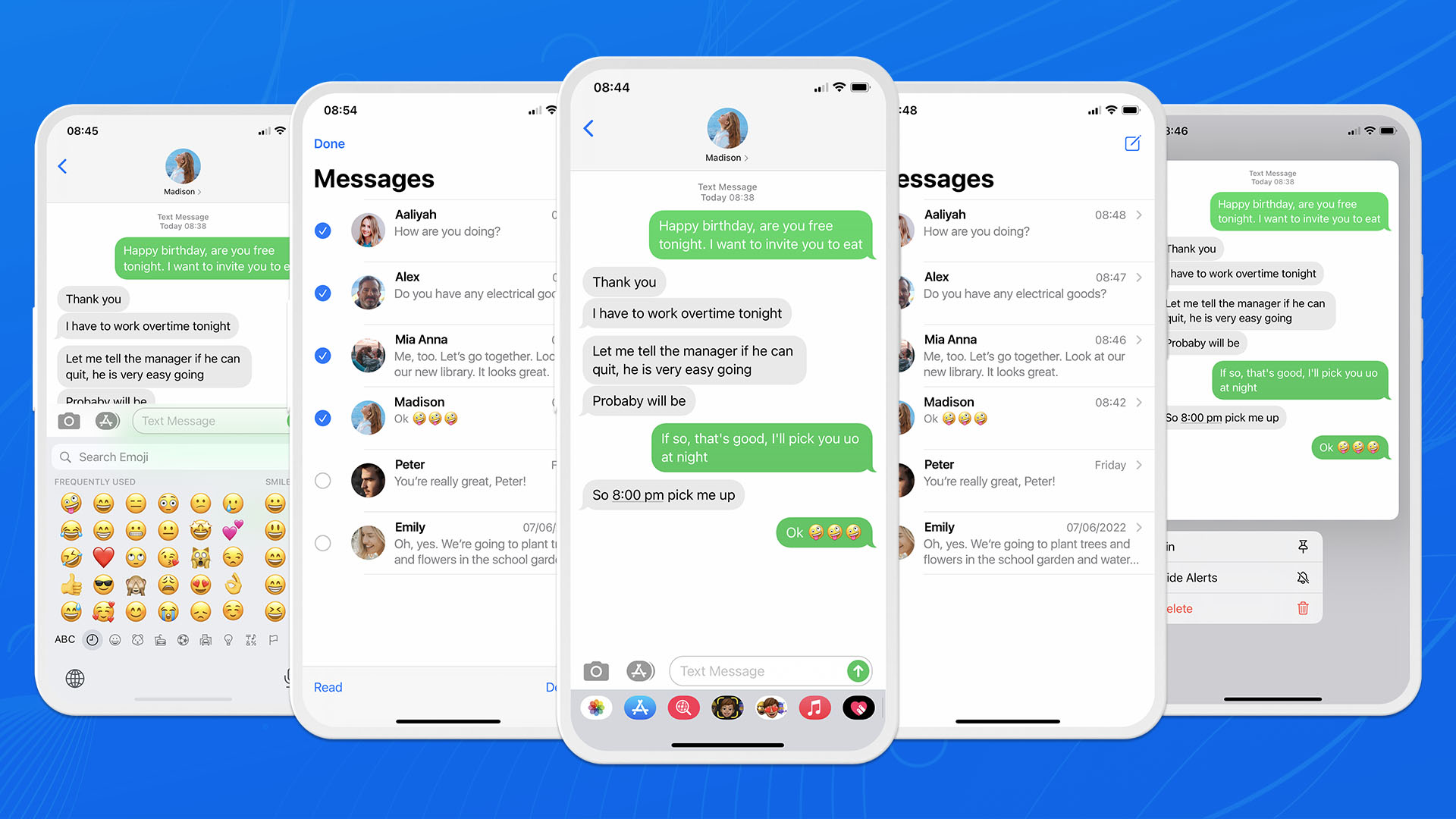 اسکرین شات 1 برنامه Messages Phone 15 - OS 17 Msg