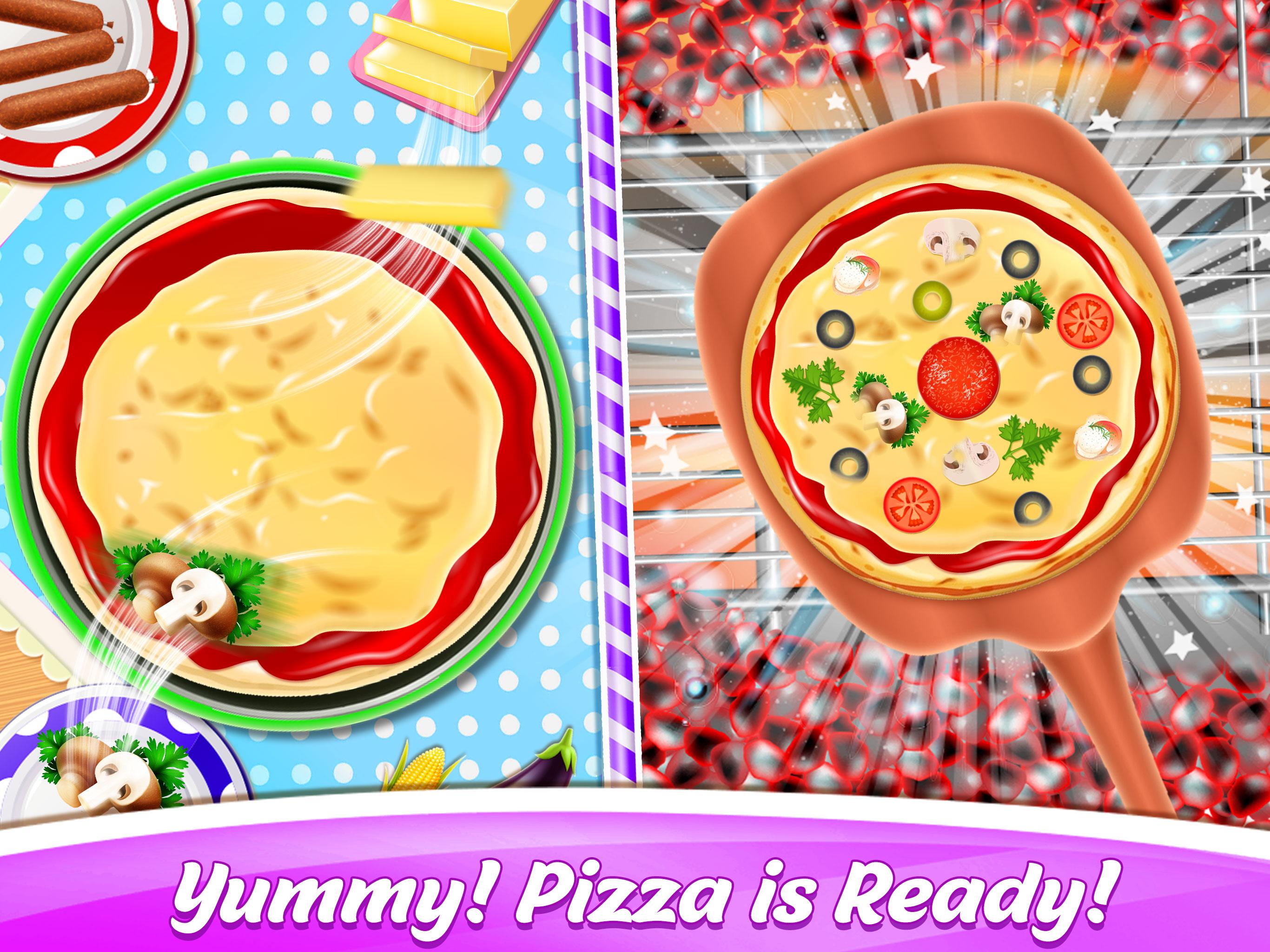 اسکرین شات 4 برنامه Bake Pizza Game- Cooking game