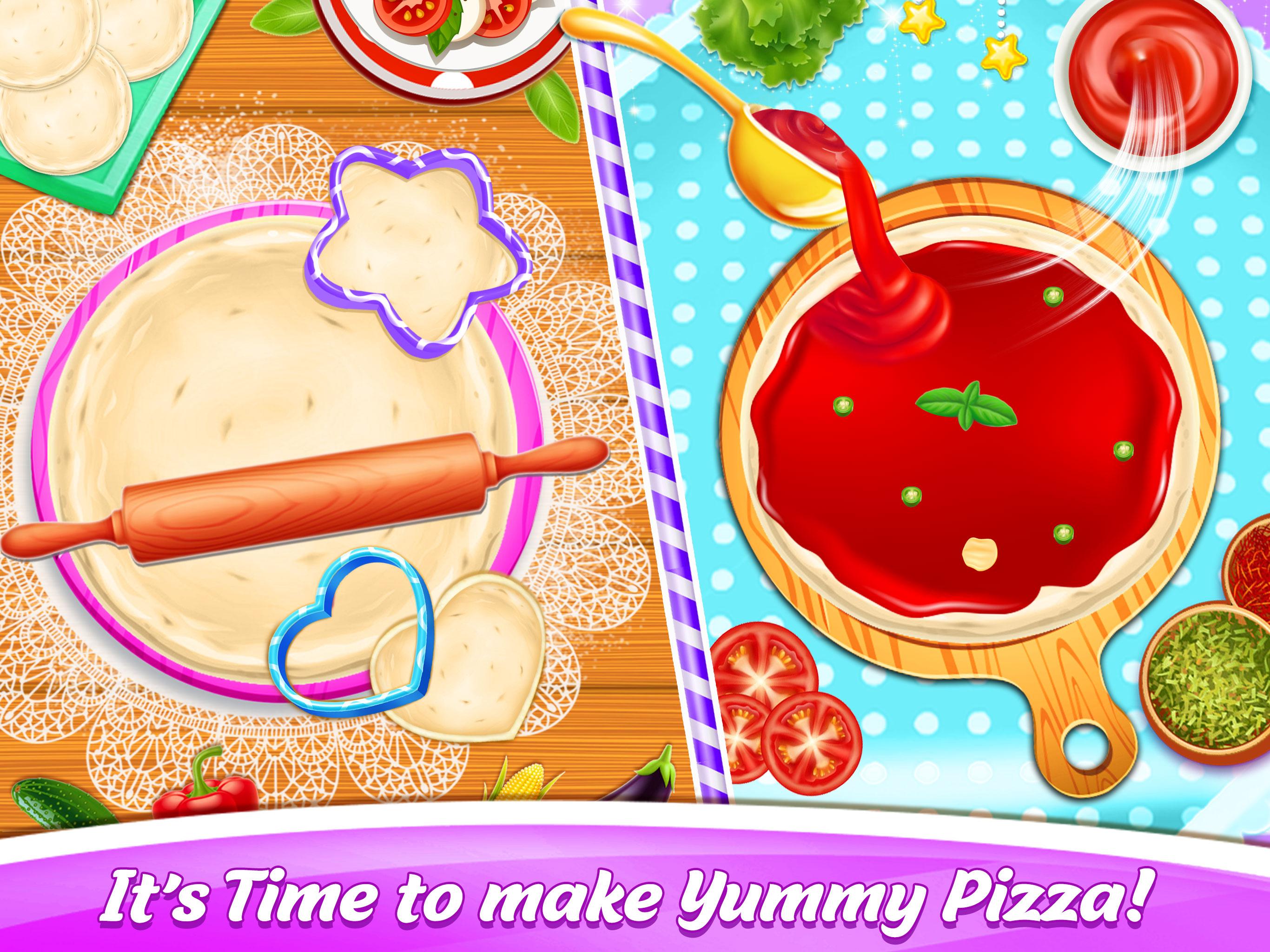 اسکرین شات 3 برنامه Bake Pizza Game- Cooking game