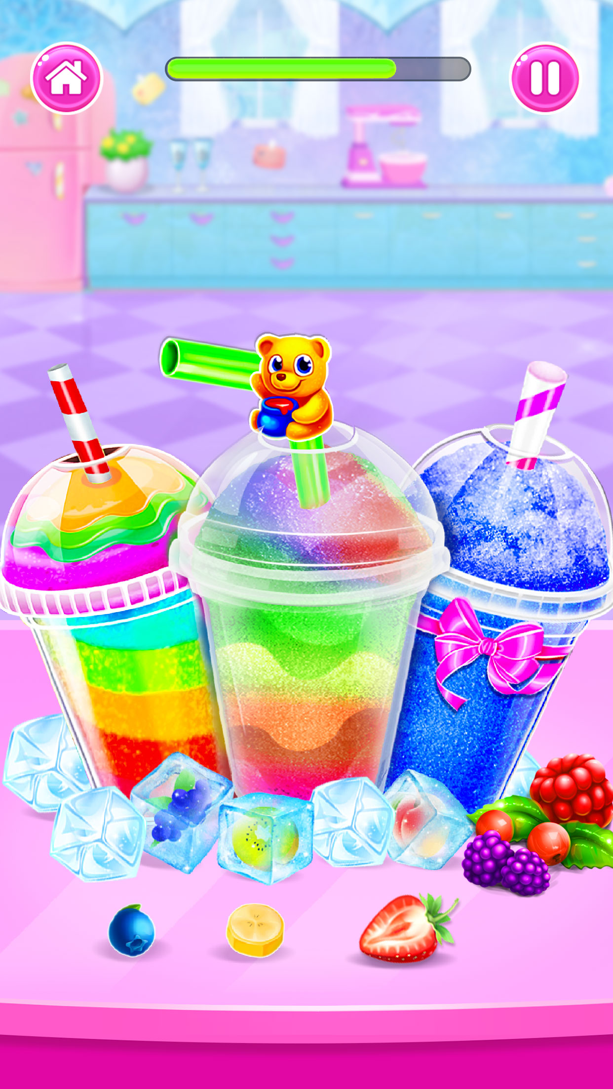 اسکرین شات 1 بازی Unicorn icy slush maker Game