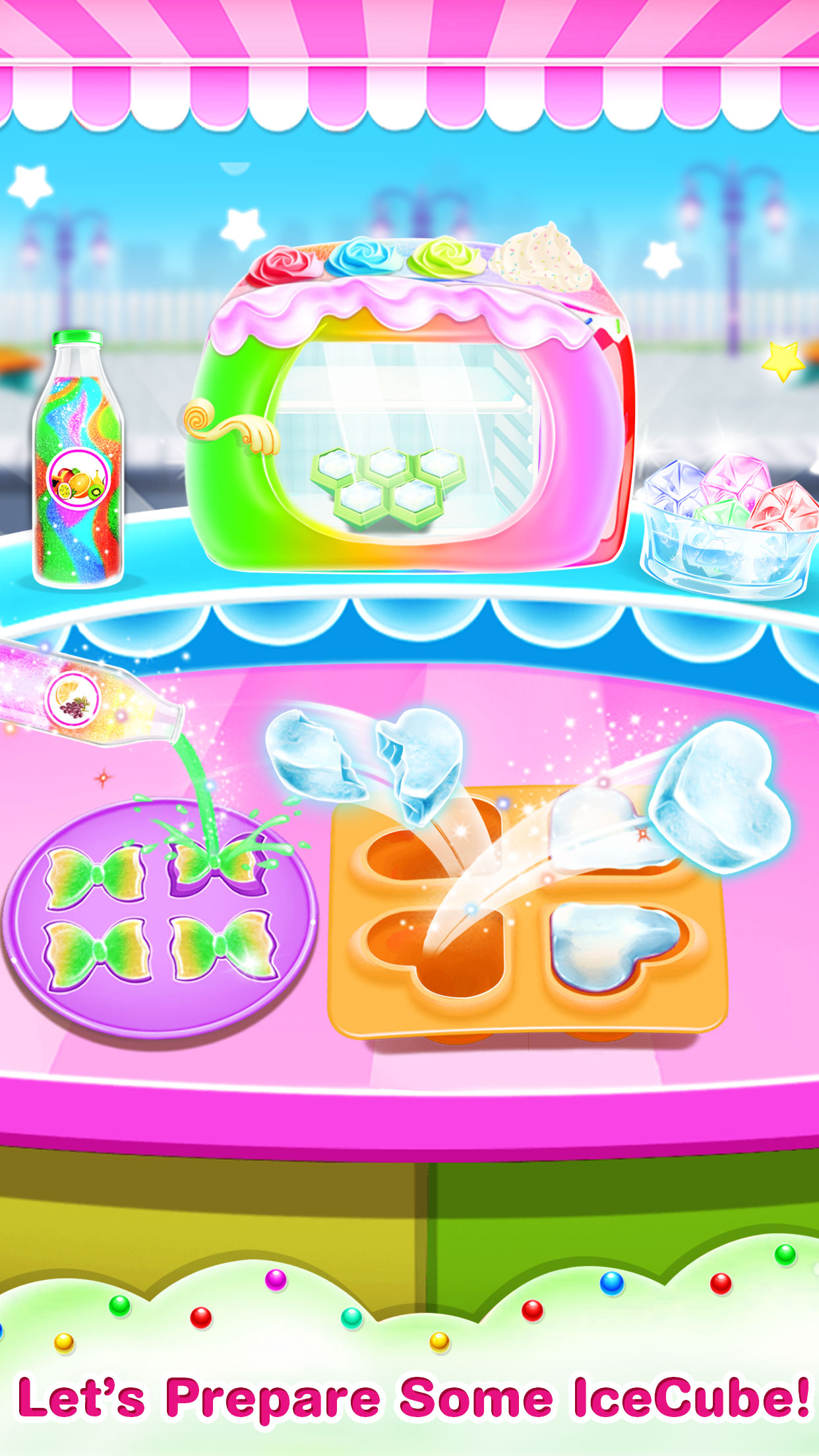 اسکرین شات 3 بازی Unicorn icy slush maker Game