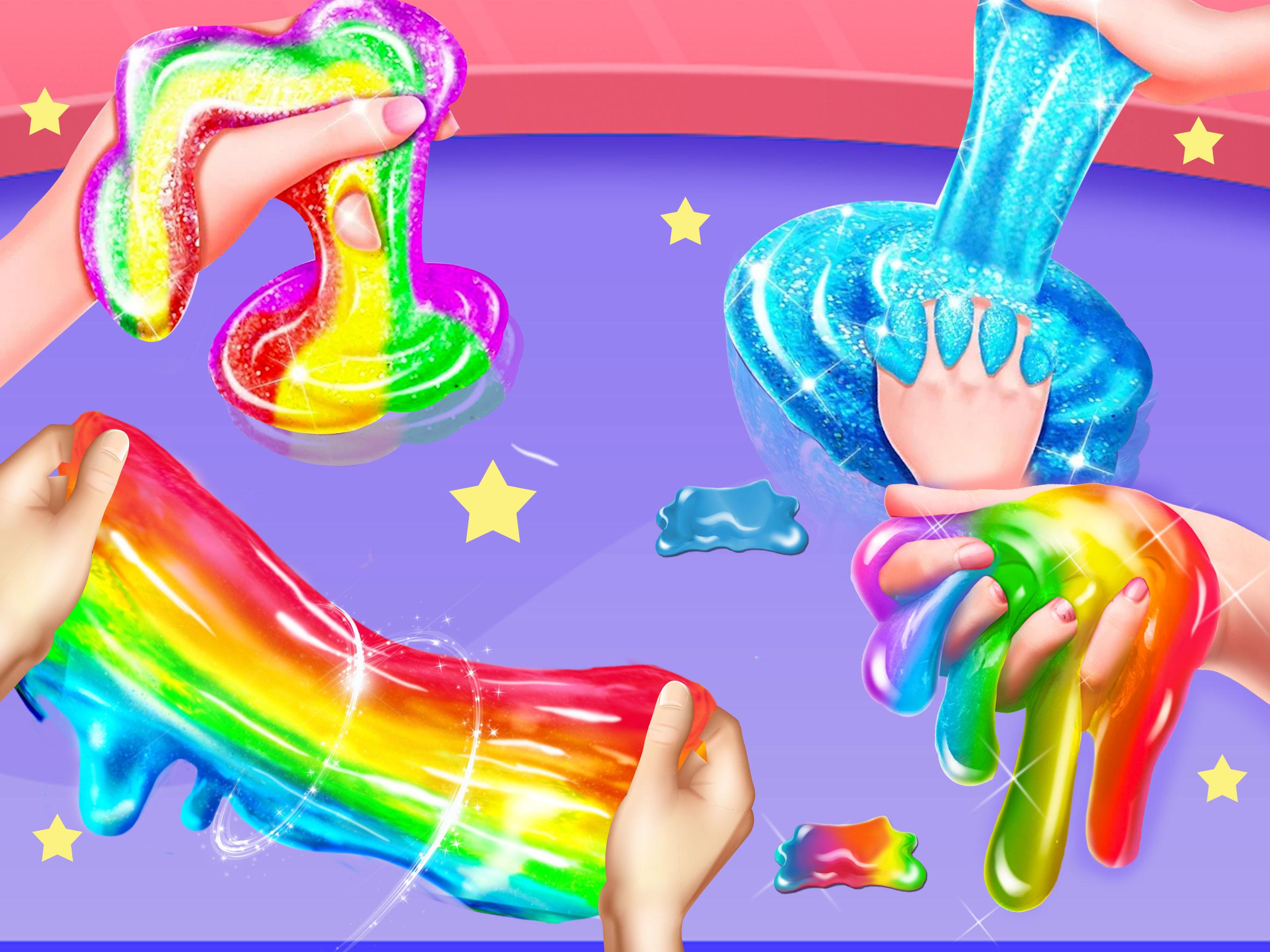 اسکرین شات 1 برنامه Rainbow Slime Simulator Games