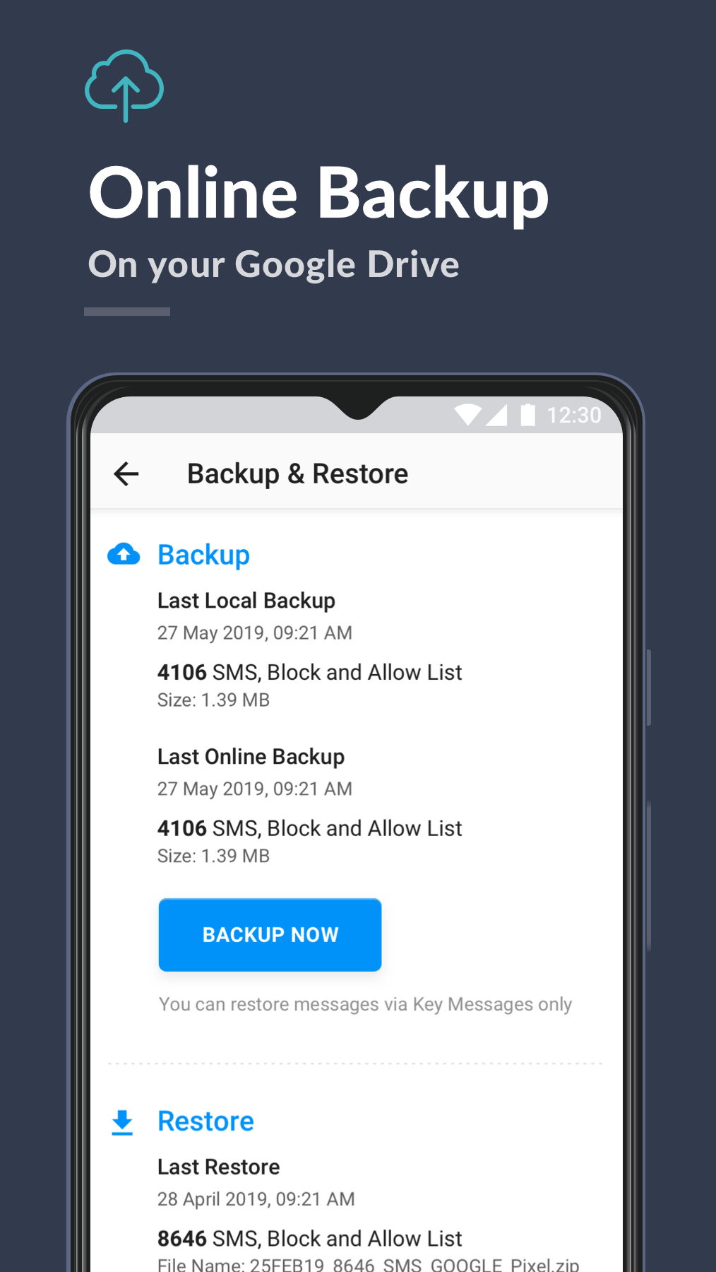 اسکرین شات 8 برنامه Spam Blocker, SMS - Mezo AI