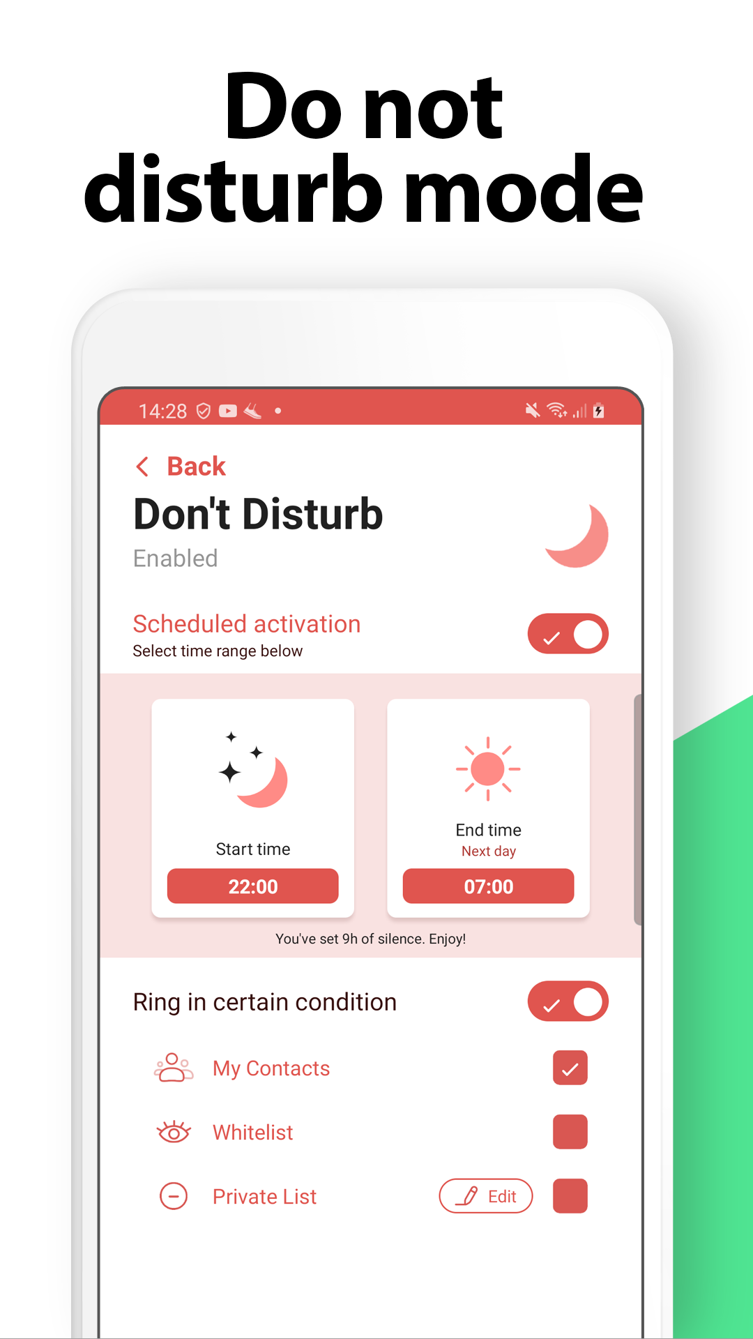 اسکرین شات 4 برنامه Call Blocker - Block Numbers