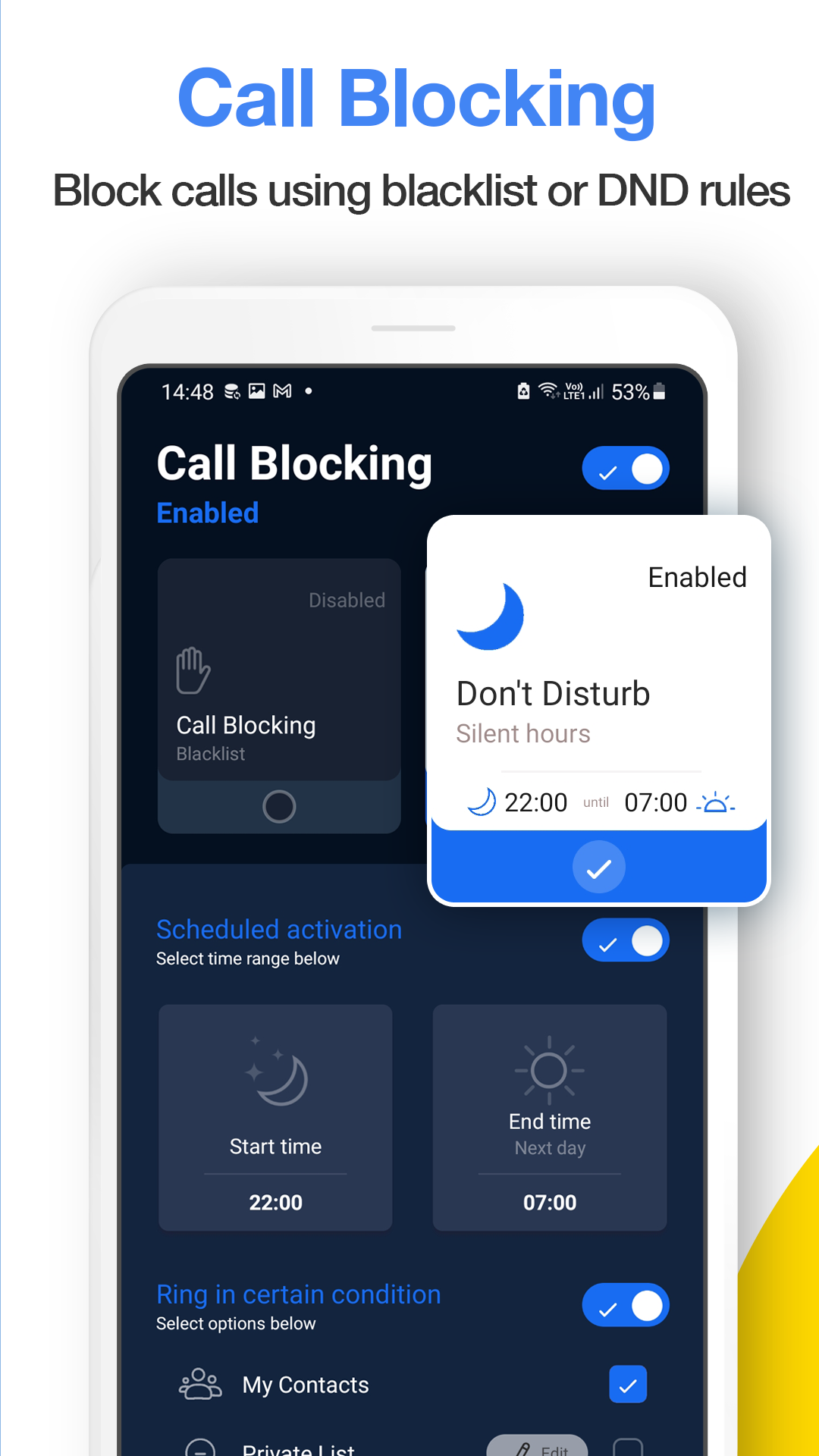 اسکرین شات 7 برنامه Phone Dialer: Contacts & Calls