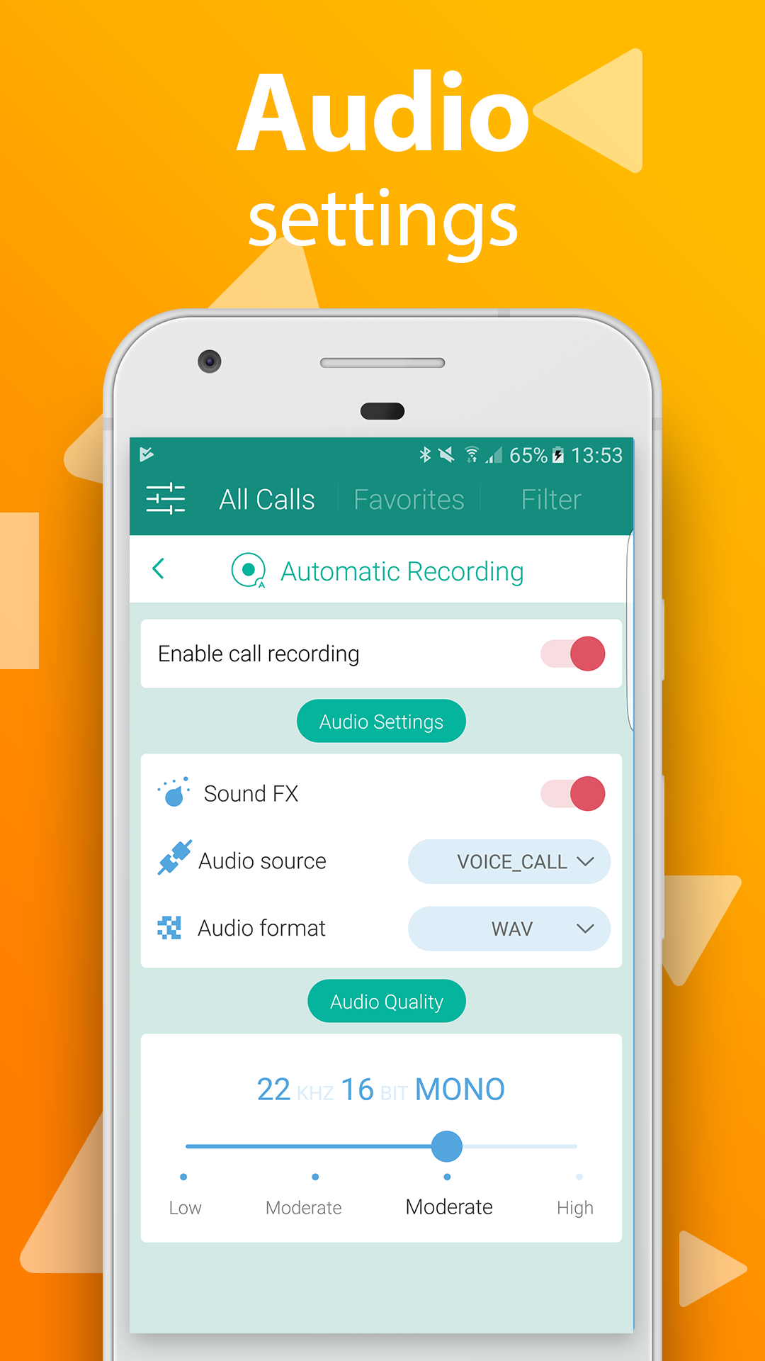 اسکرین شات 8 برنامه Automatic Call Recorder Pro