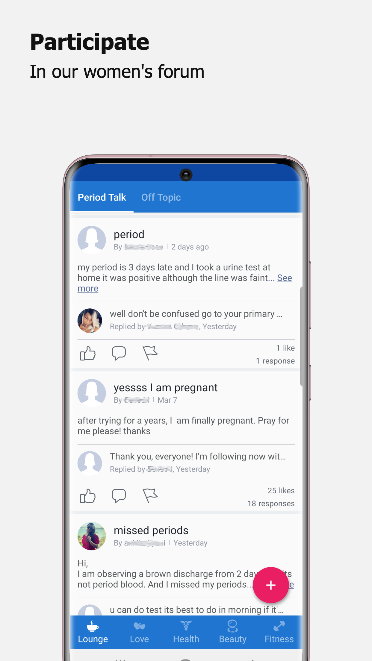 اسکرین شات 6 برنامه Period Tracker Bloom