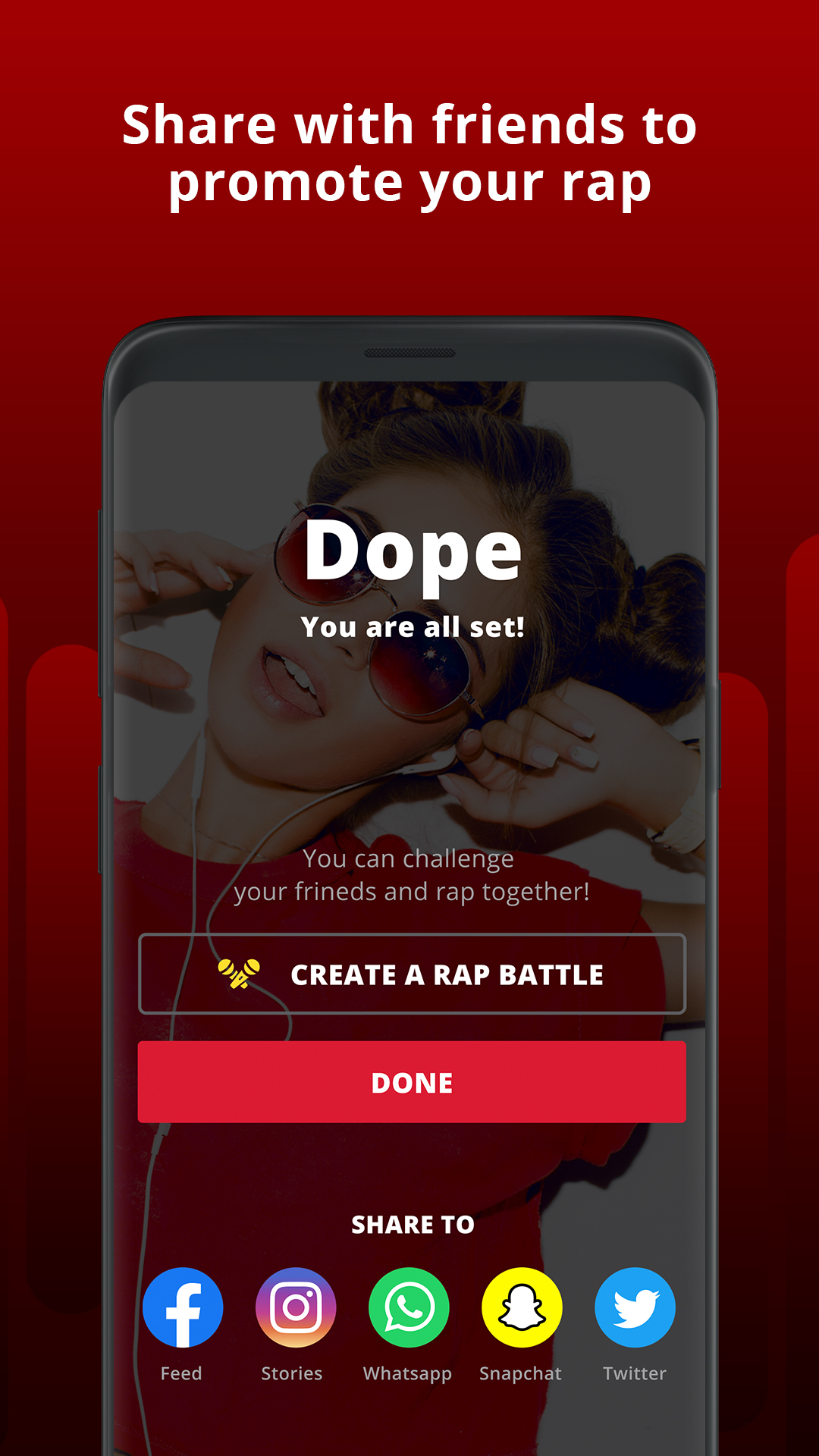 اسکرین شات 4 برنامه AutoRap by Smule: Rap to Beats