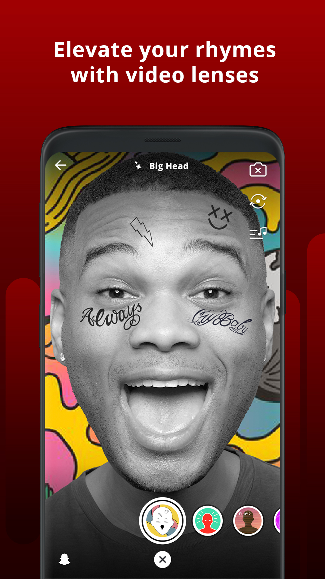 اسکرین شات 3 برنامه AutoRap by Smule: Rap to Beats