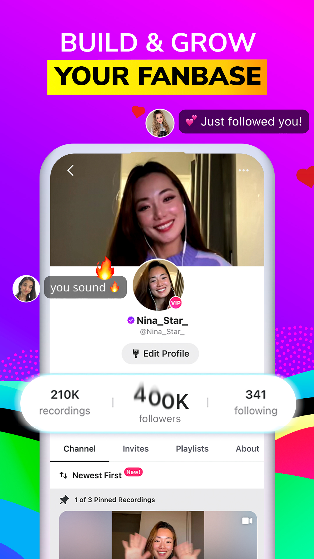 اسکرین شات 5 برنامه Smule: Sing Karaoke & Music