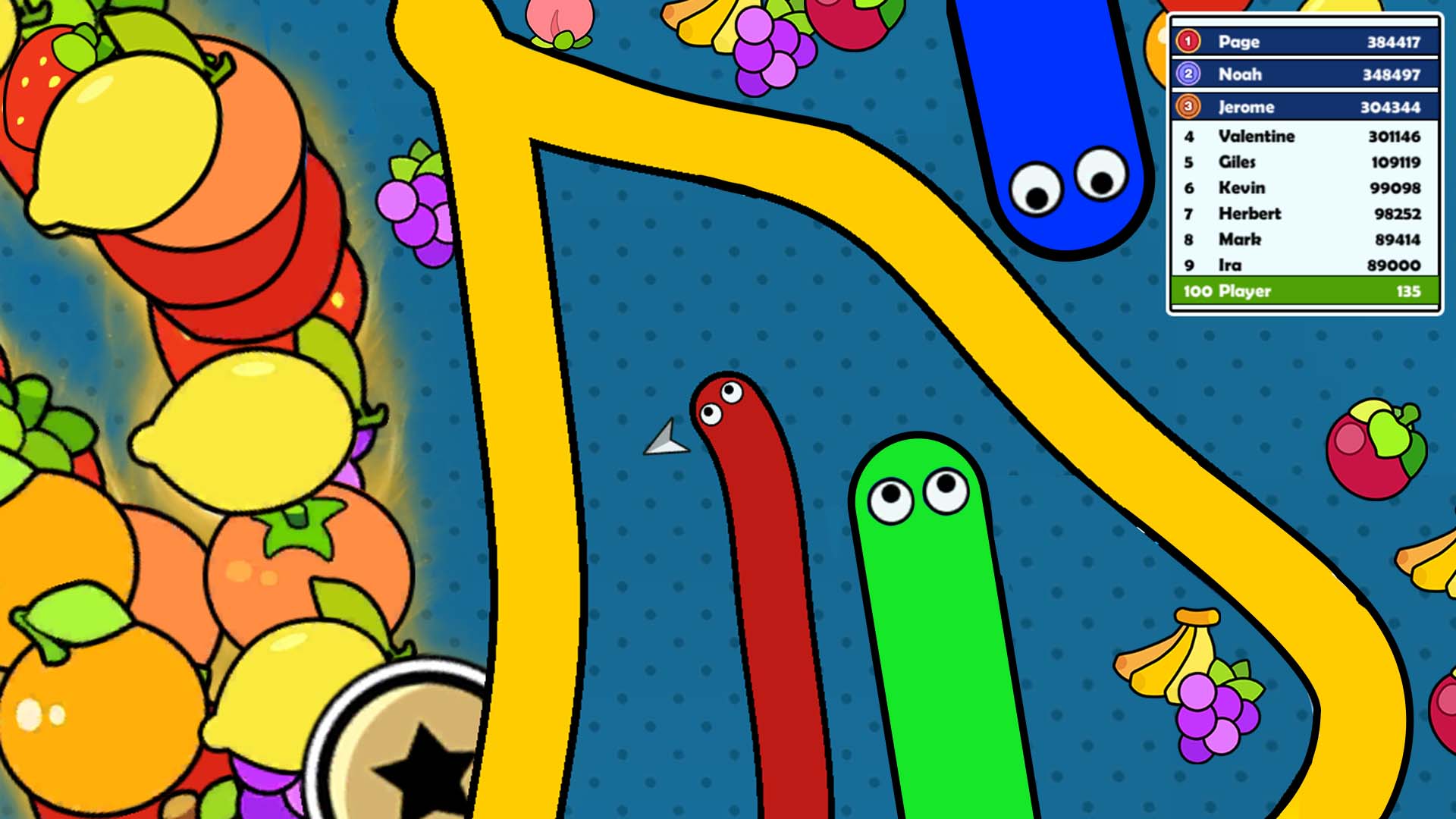 اسکرین شات 1 بازی Snake Doodle - Worm .io Game