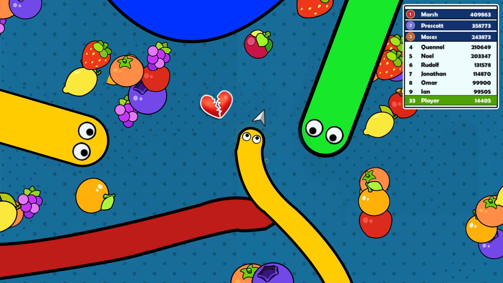 اسکرین شات 5 بازی Snake Doodle - Worm .io Game