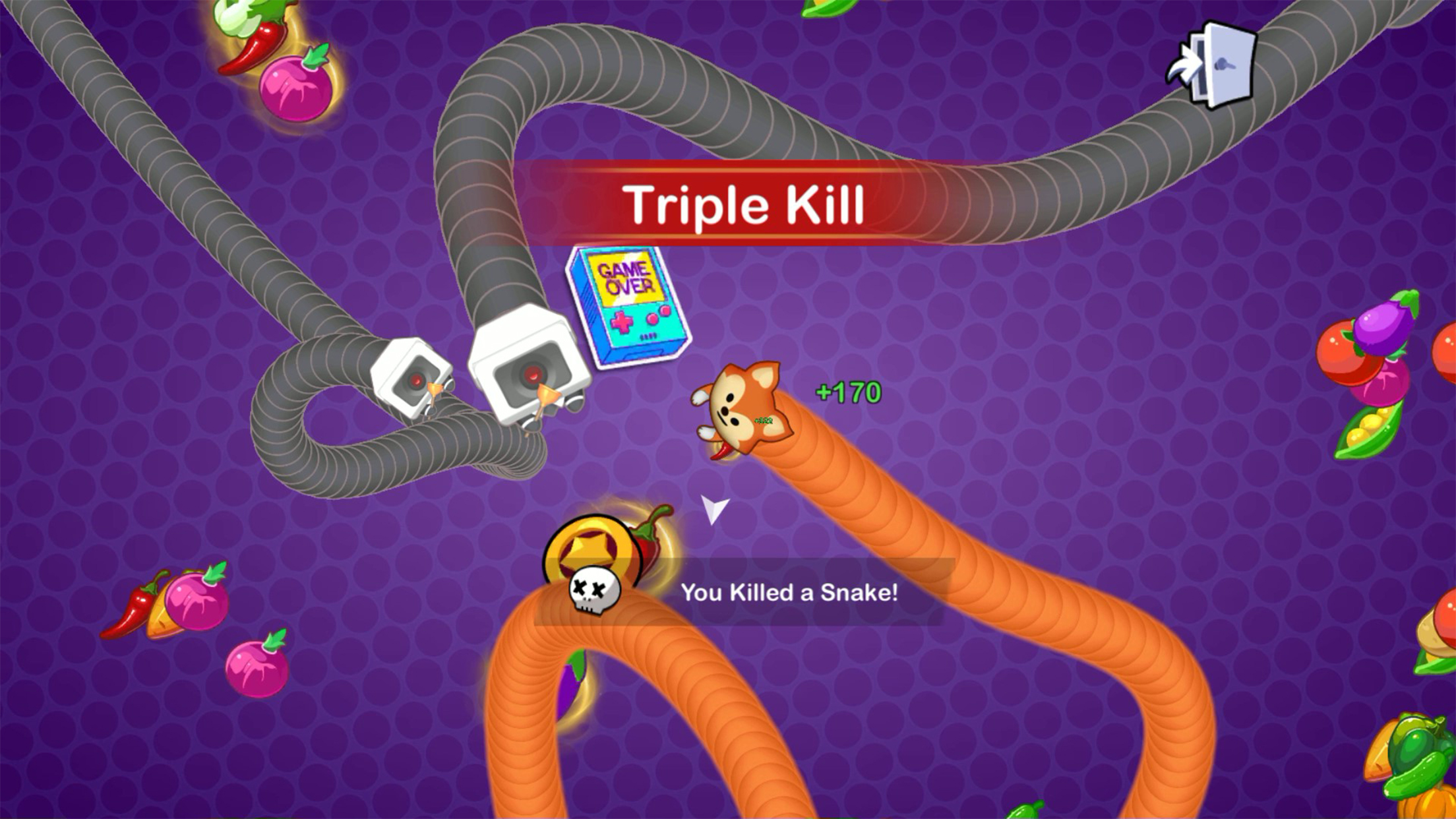 اسکرین شات 6 بازی Worms Merge: idle snake game