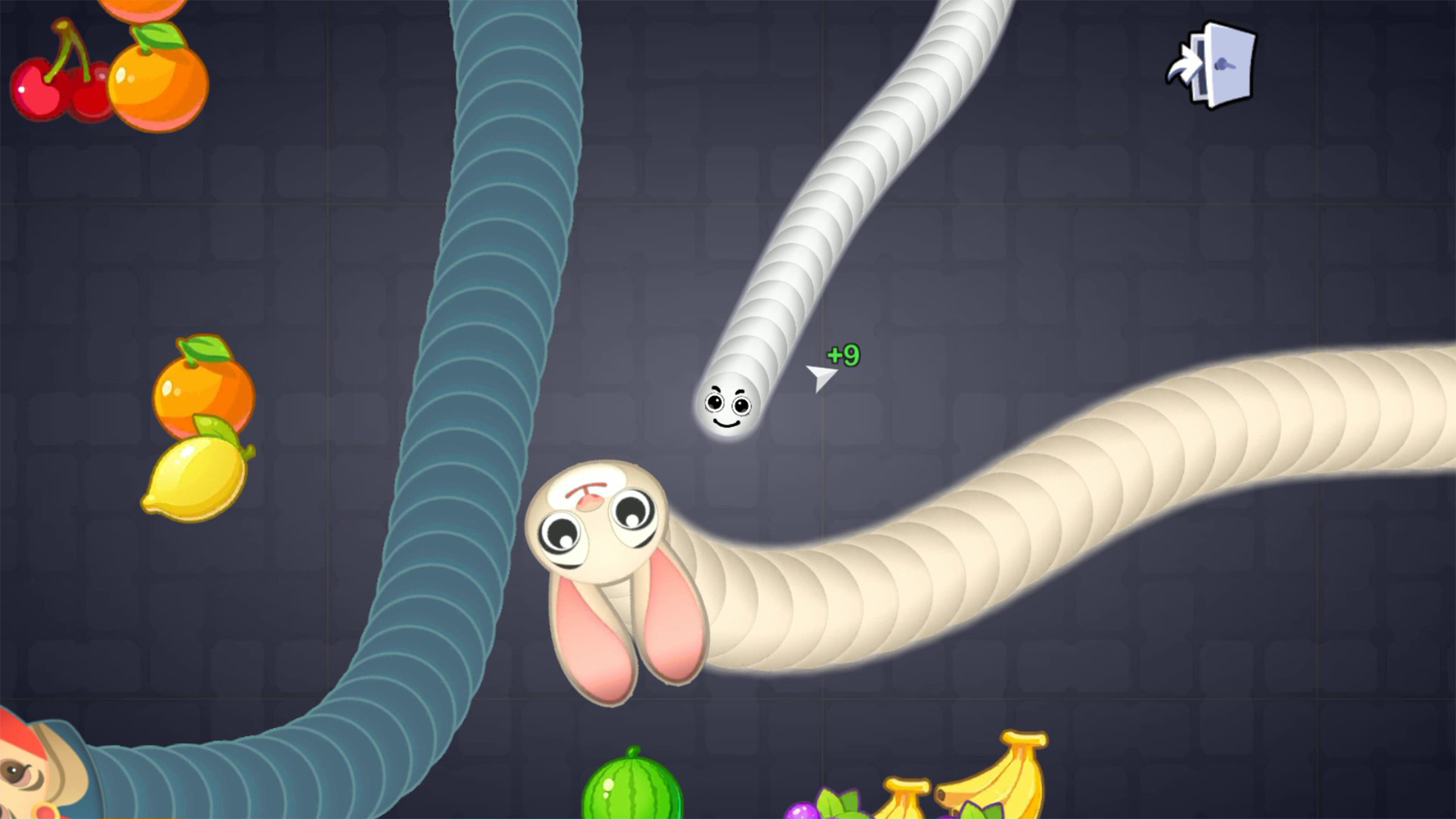 اسکرین شات 3 بازی Worms Merge: idle snake game