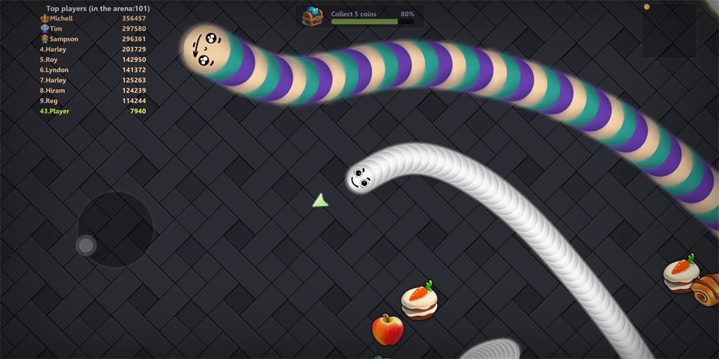 اسکرین شات 4 بازی Snake Lite® - Worm Snake Game