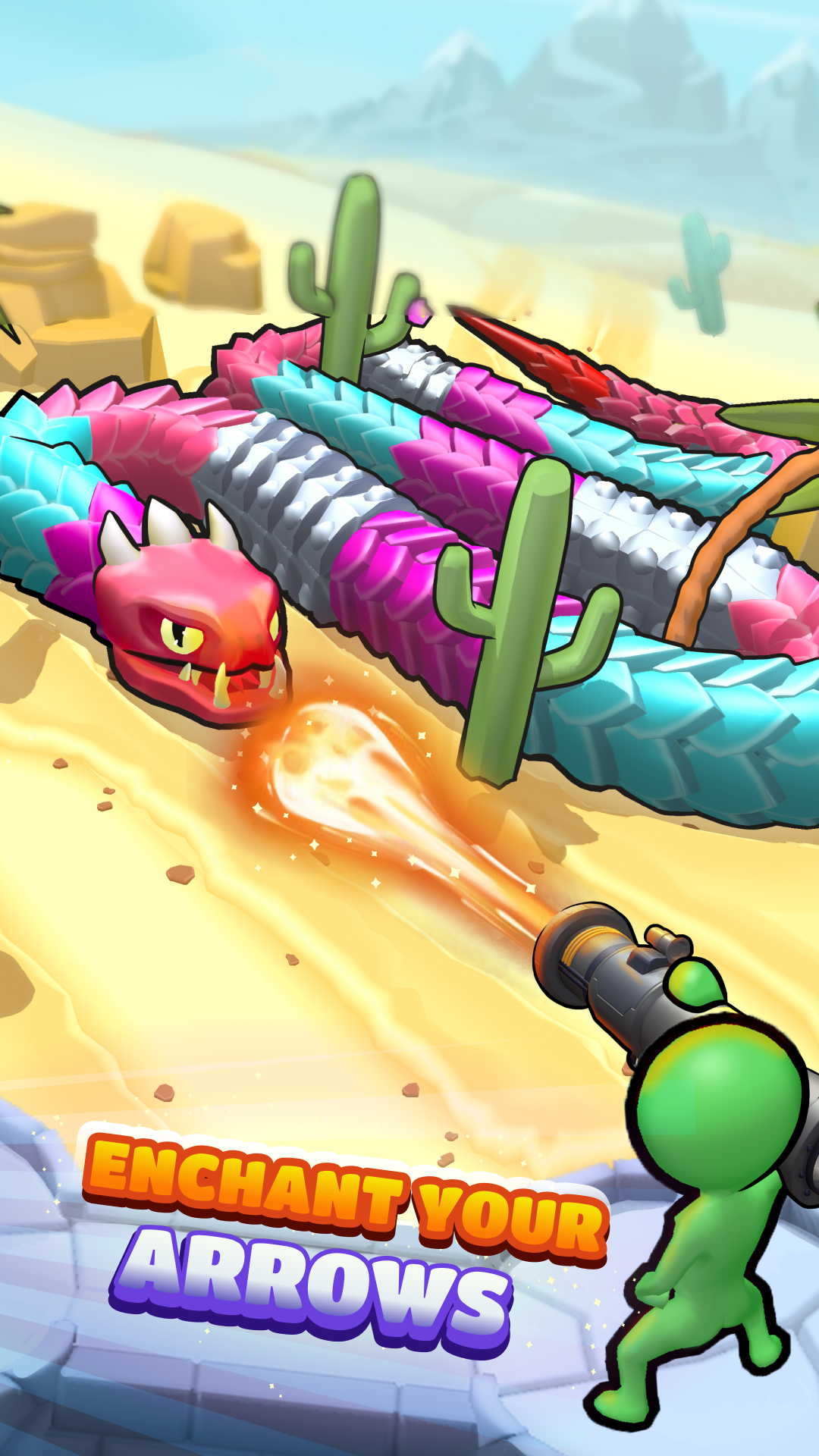 اسکرین شات 3 بازی Snake Shooter: Tower Battle