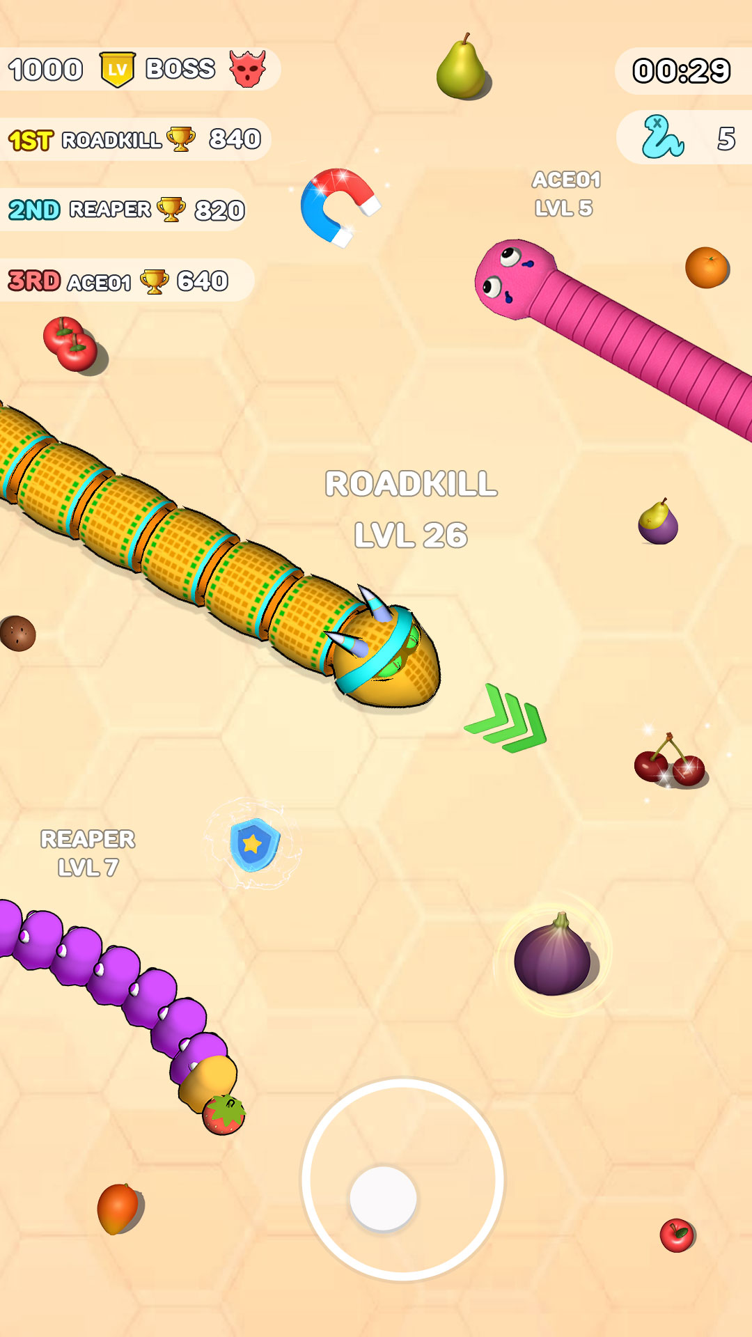 اسکرین شات 5 بازی Worms .io Hungry Game