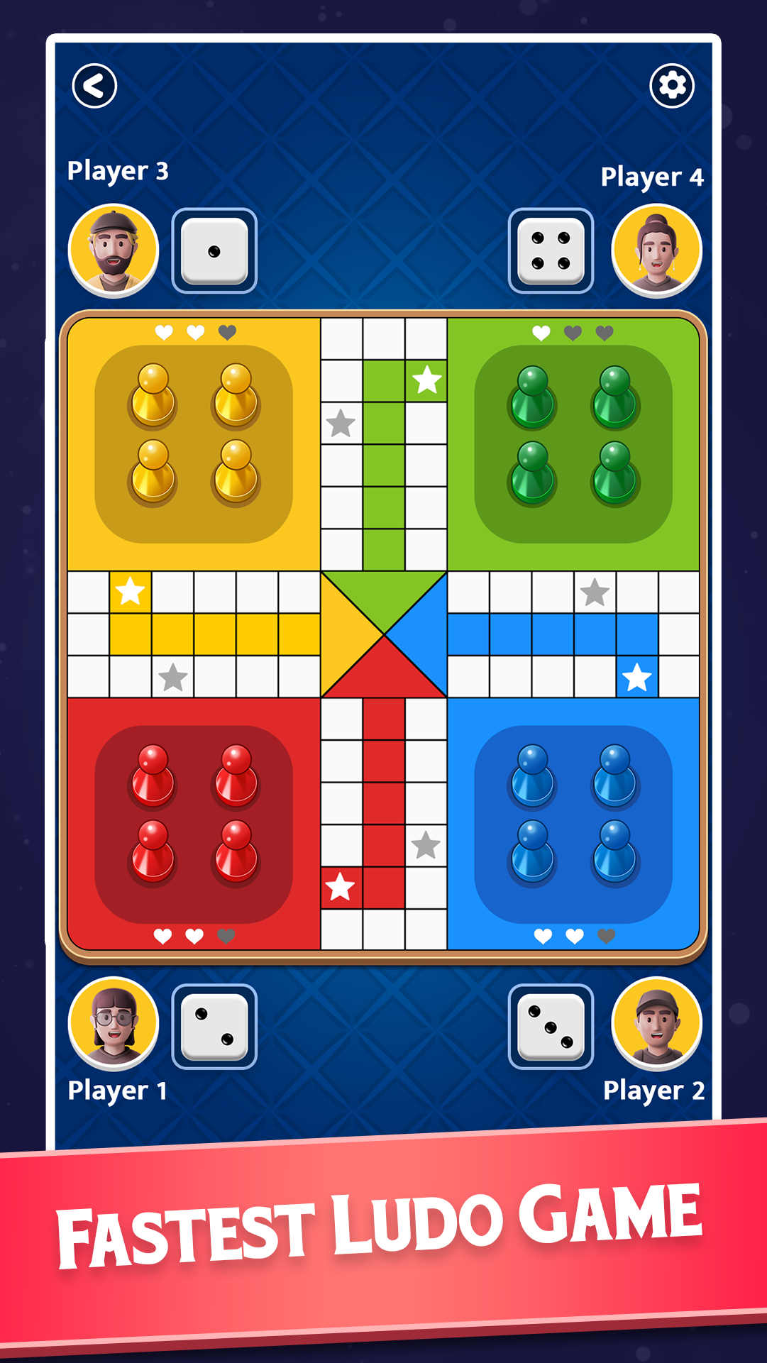 اسکرین شات 3 بازی Snakes and Ladders - Ludo Game