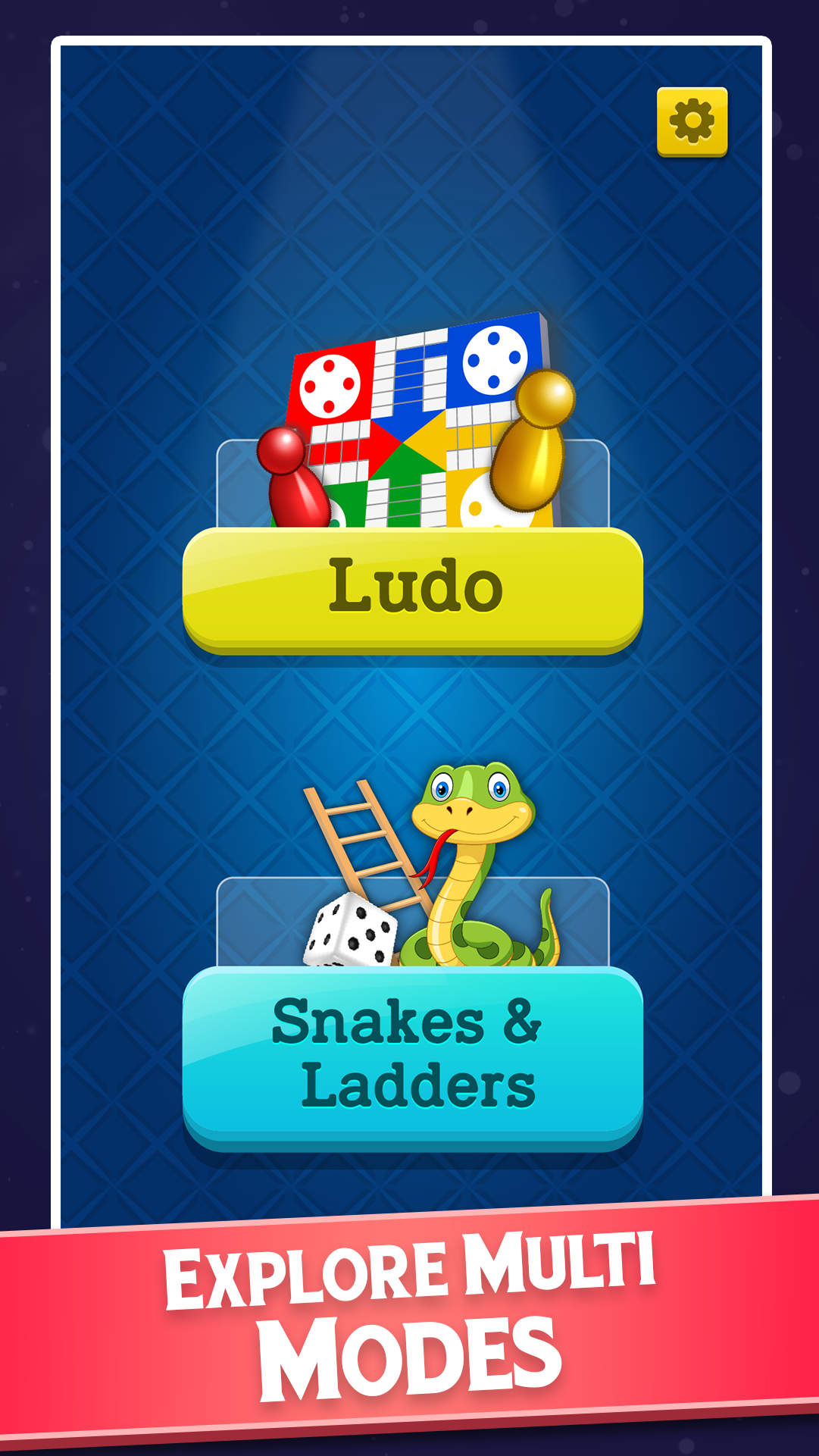 اسکرین شات 1 بازی Snakes and Ladders - Ludo Game