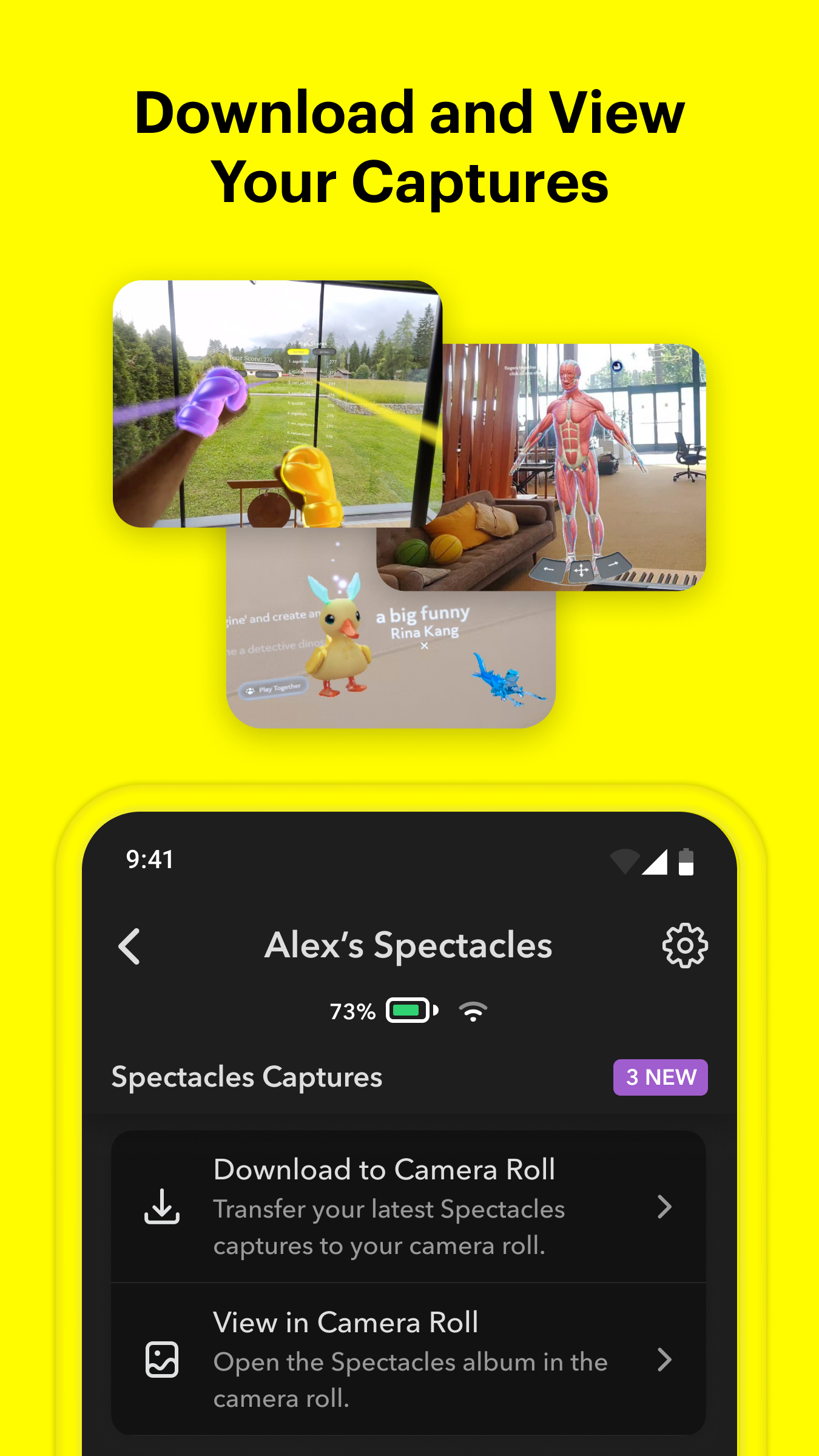 اسکرین شات 6 برنامه Spectacles by Snap Inc.