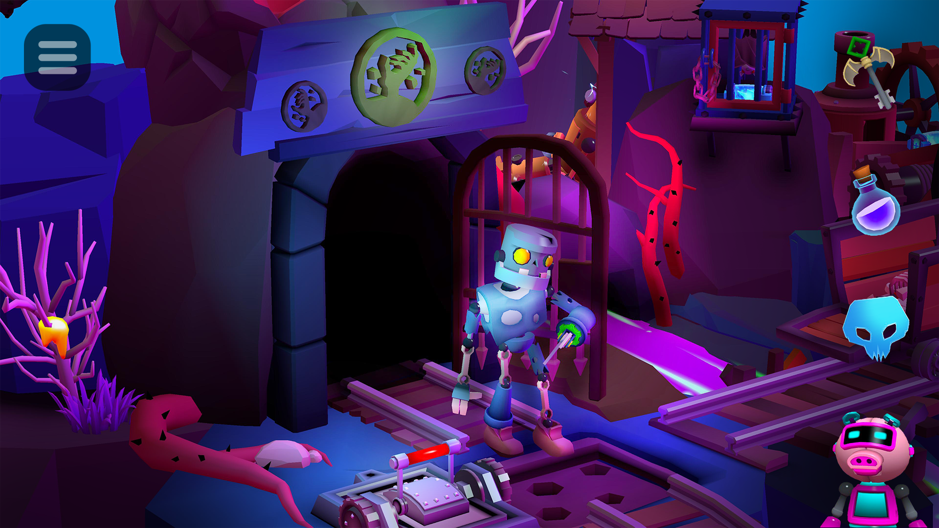 اسکرین شات 3 بازی Tiny Robots: Portal Escape