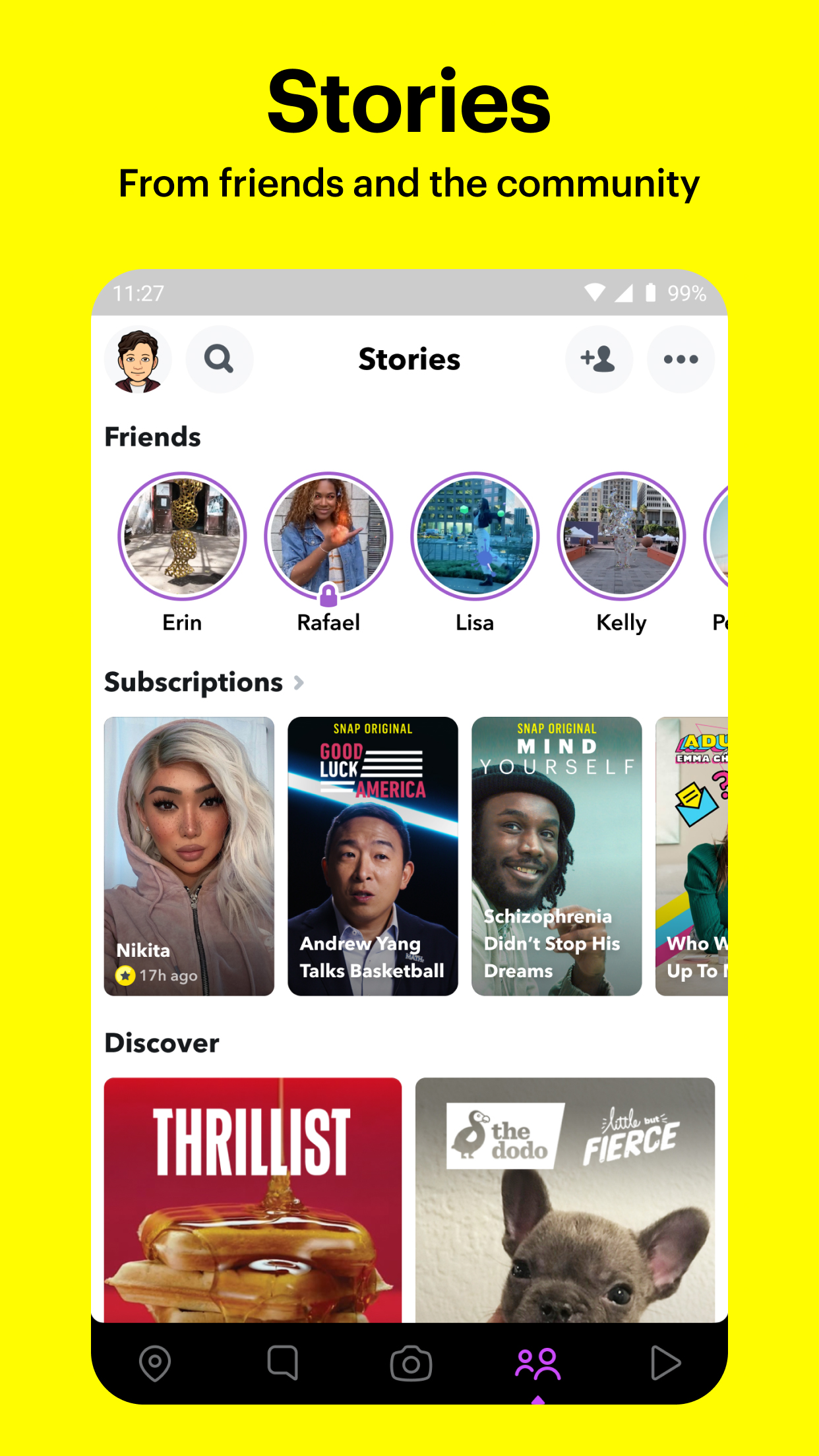 اسکرین شات 4 برنامه Snapchat
