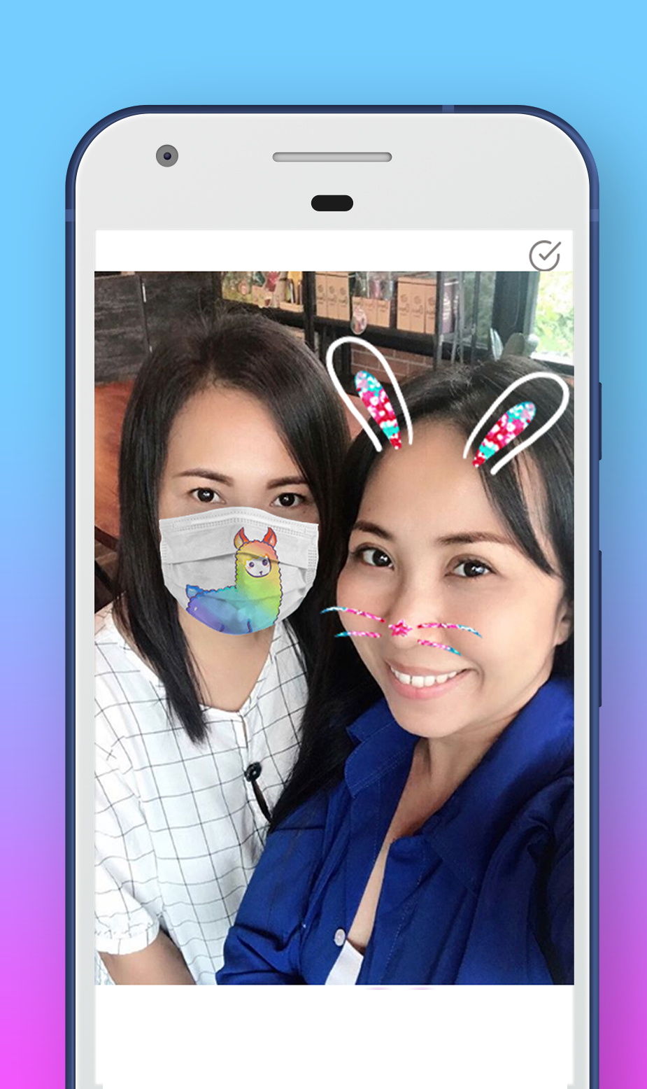 اسکرین شات 3 برنامه Dawn AI Photo Filters Stickers